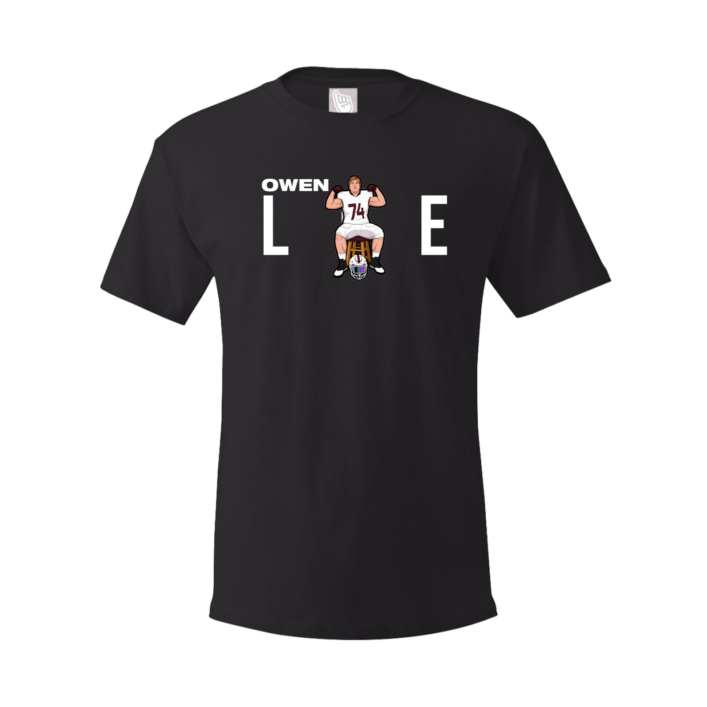 Youth Tee — Player Name in Black