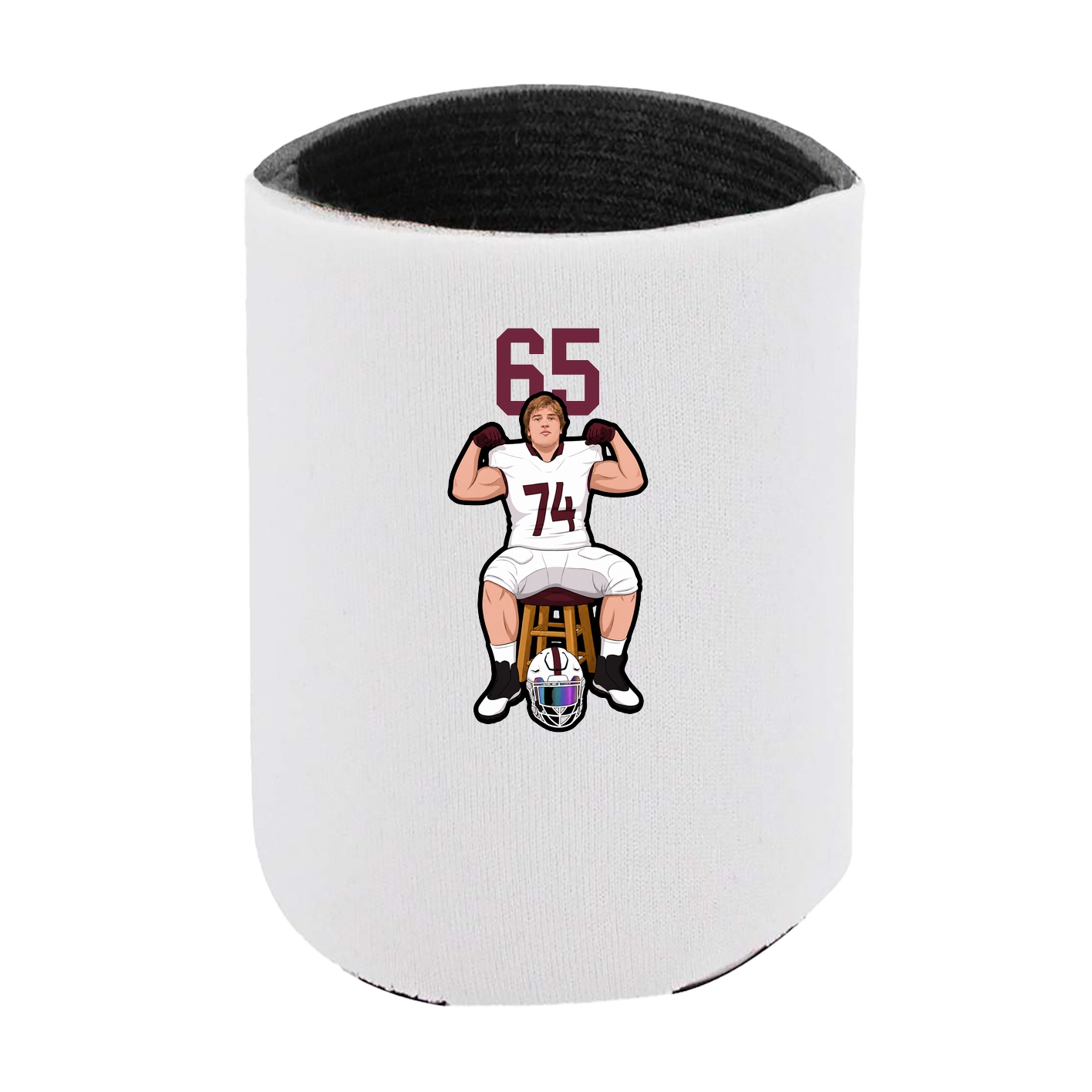 Can Holder — Number Top in White