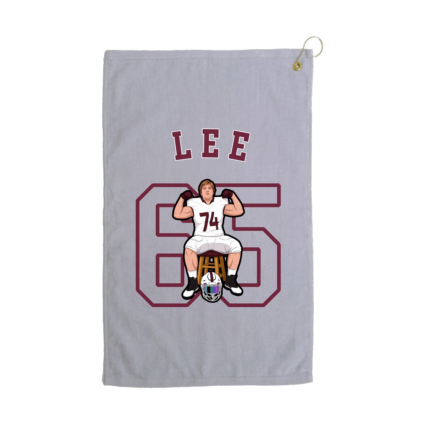 Golf Towel — Shirsey Arch in Grey