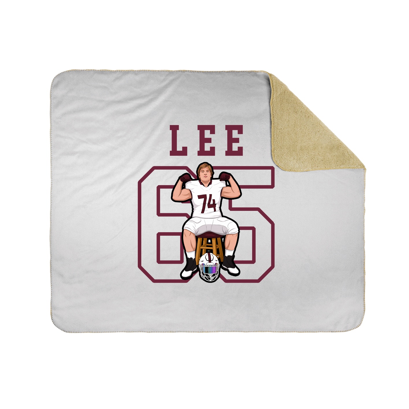 Throw Blanket — Shirsey in White
