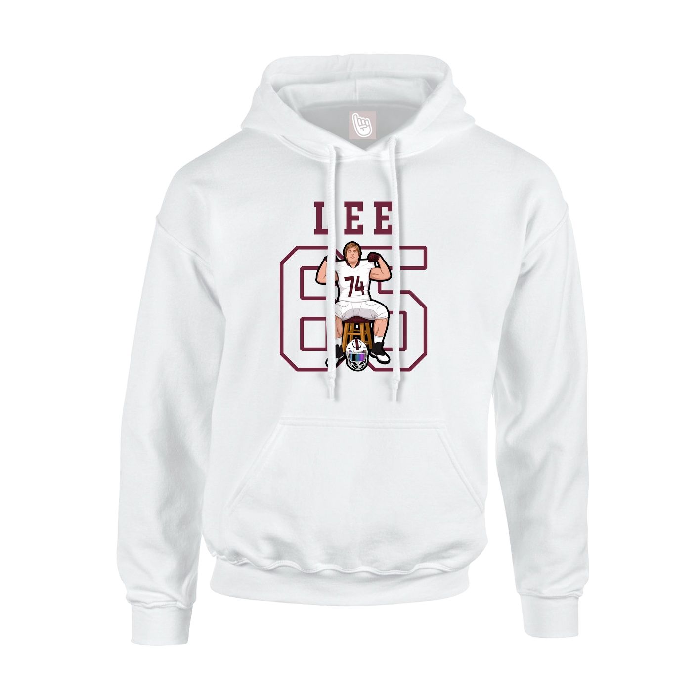 Youth Hoodie — Shirsey in White