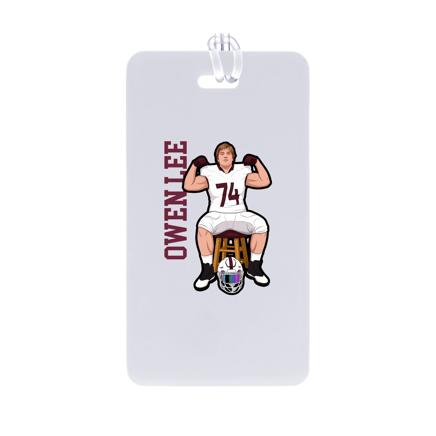Bag Tag — Name Vertical in Classic