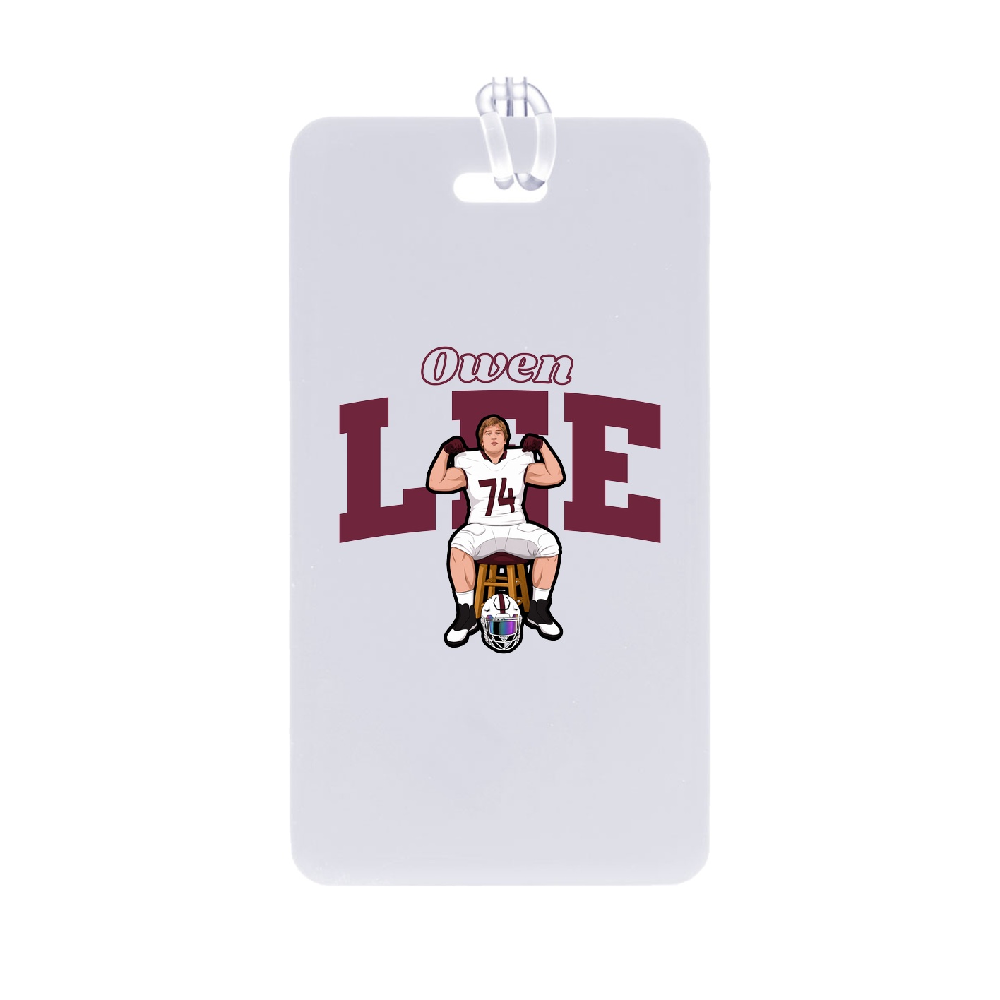 Bag Tag — Name Arch in Classic