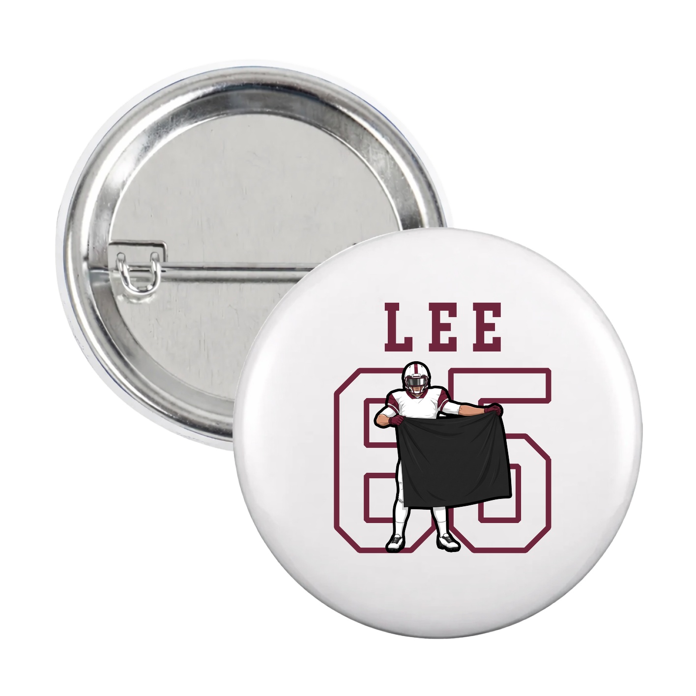 Game Day Button — Shirsey in White