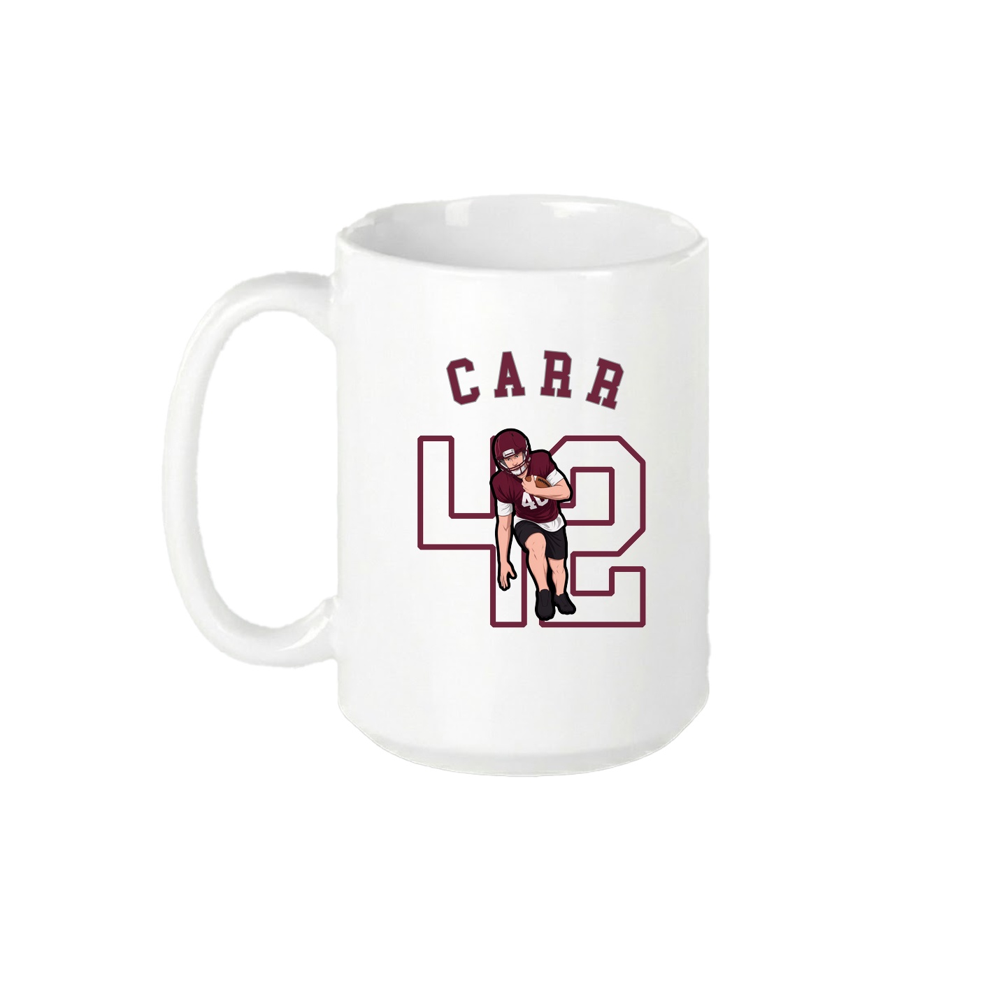 15oz Coffee Mug — Shirsey Arch in White