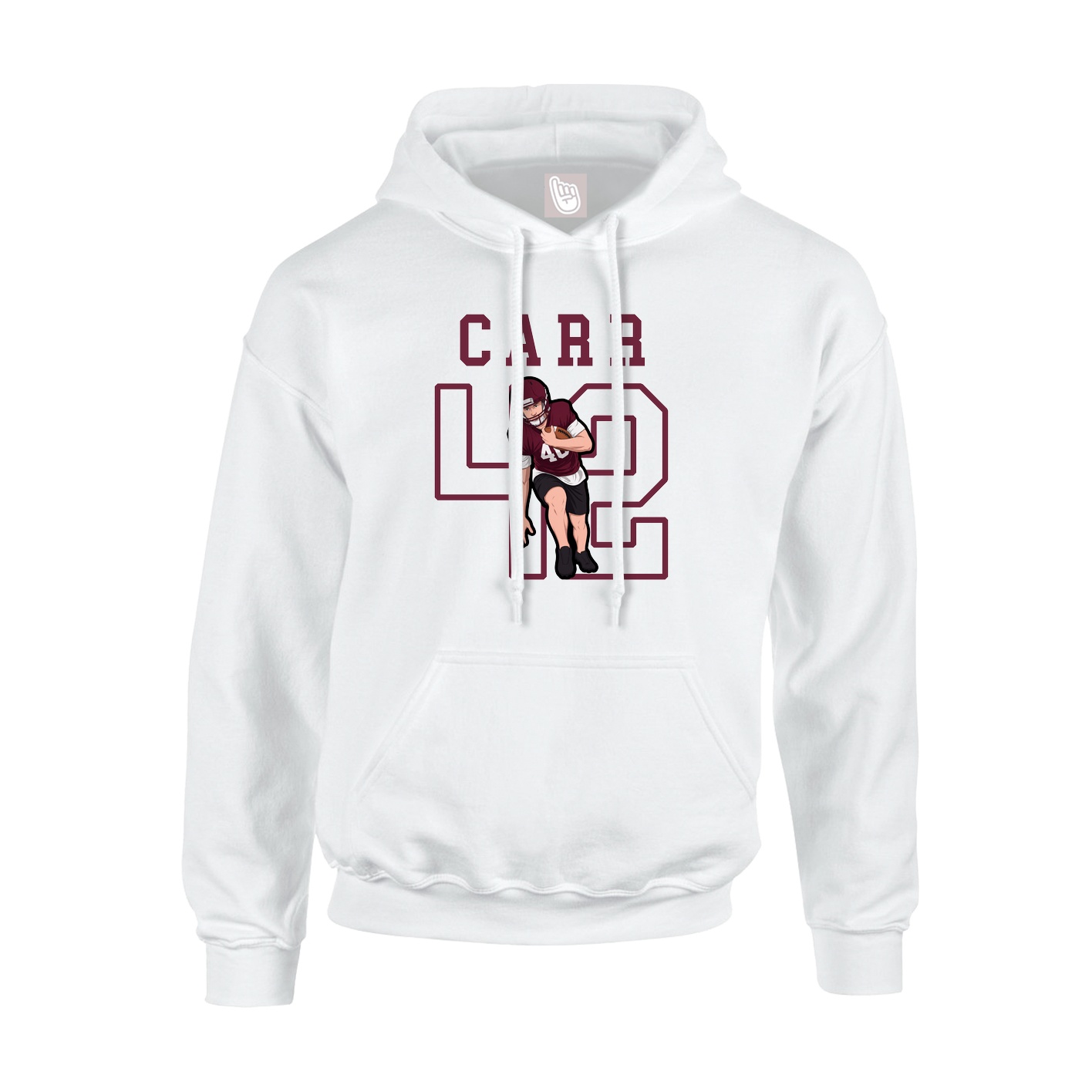 Youth Hoodie — Shirsey in White