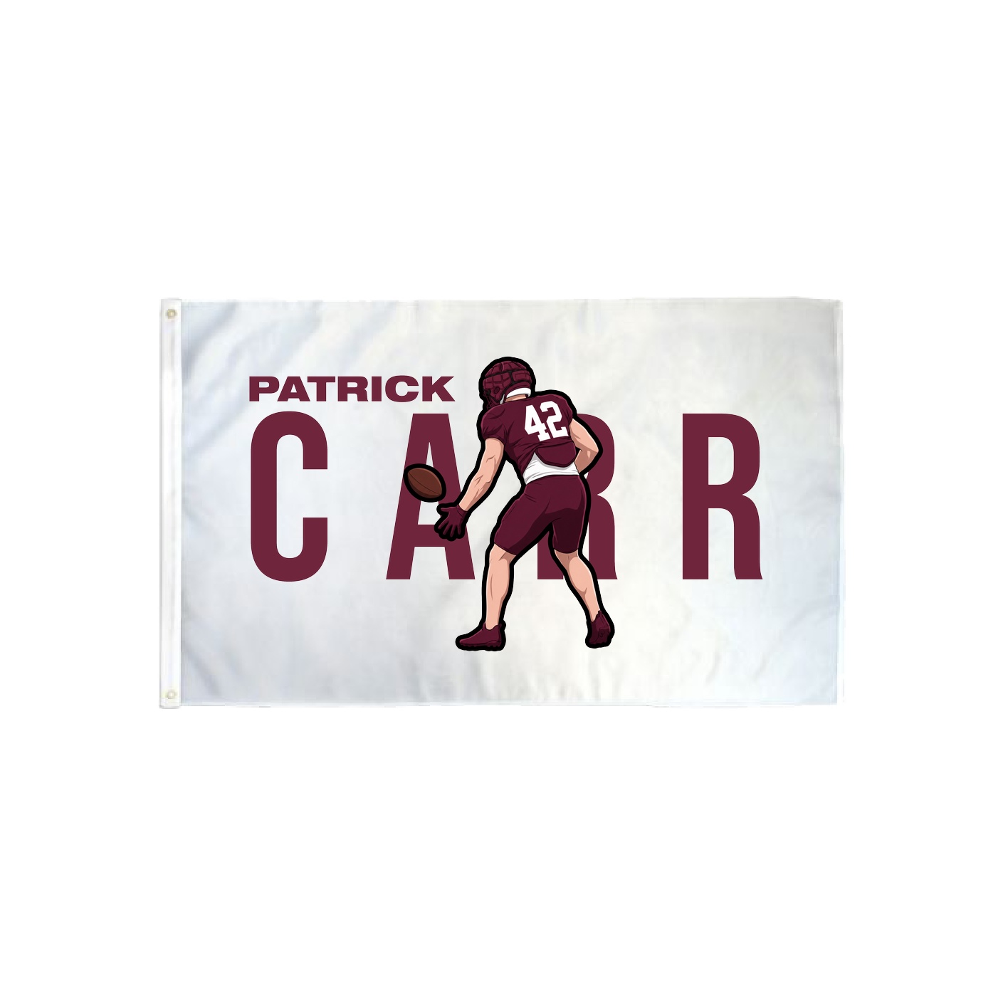 3x5 Flag — Player Name in Classic