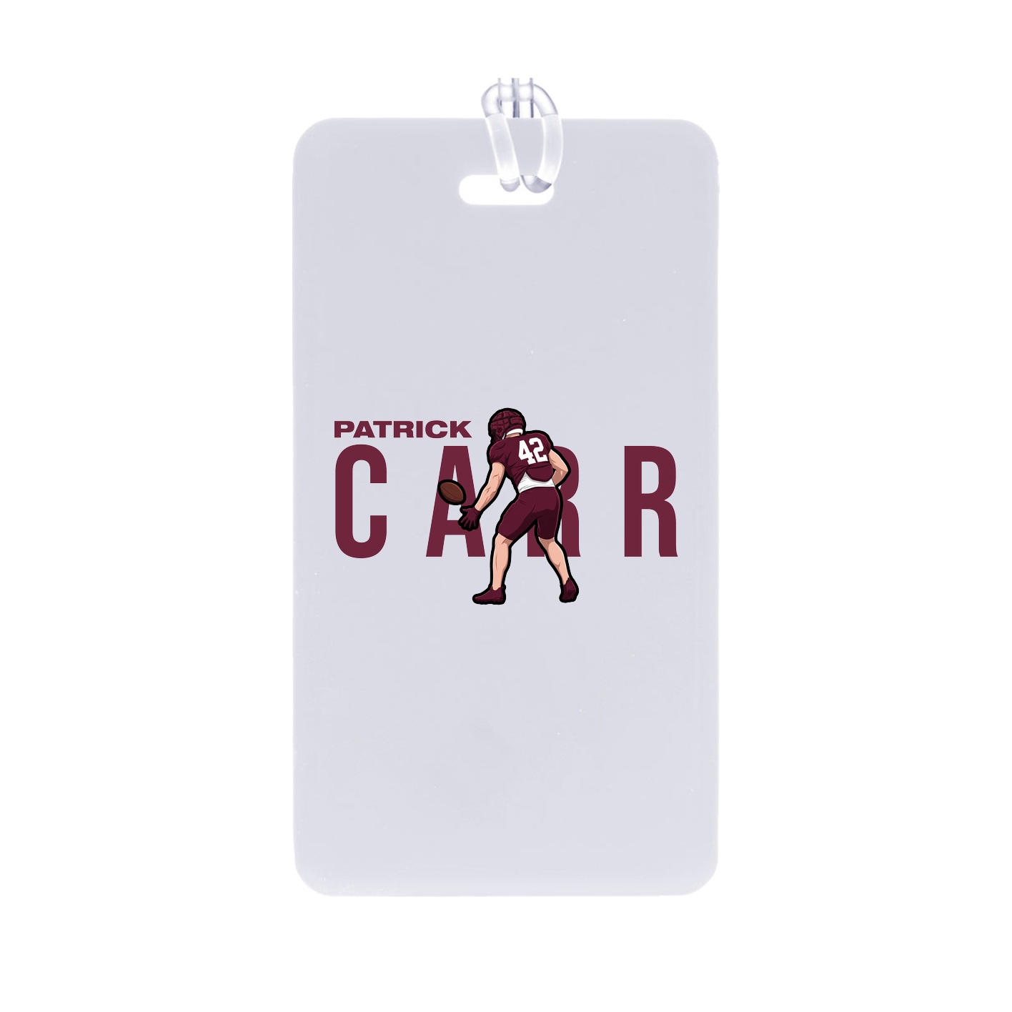 Bag Tag — Player Name in Classic