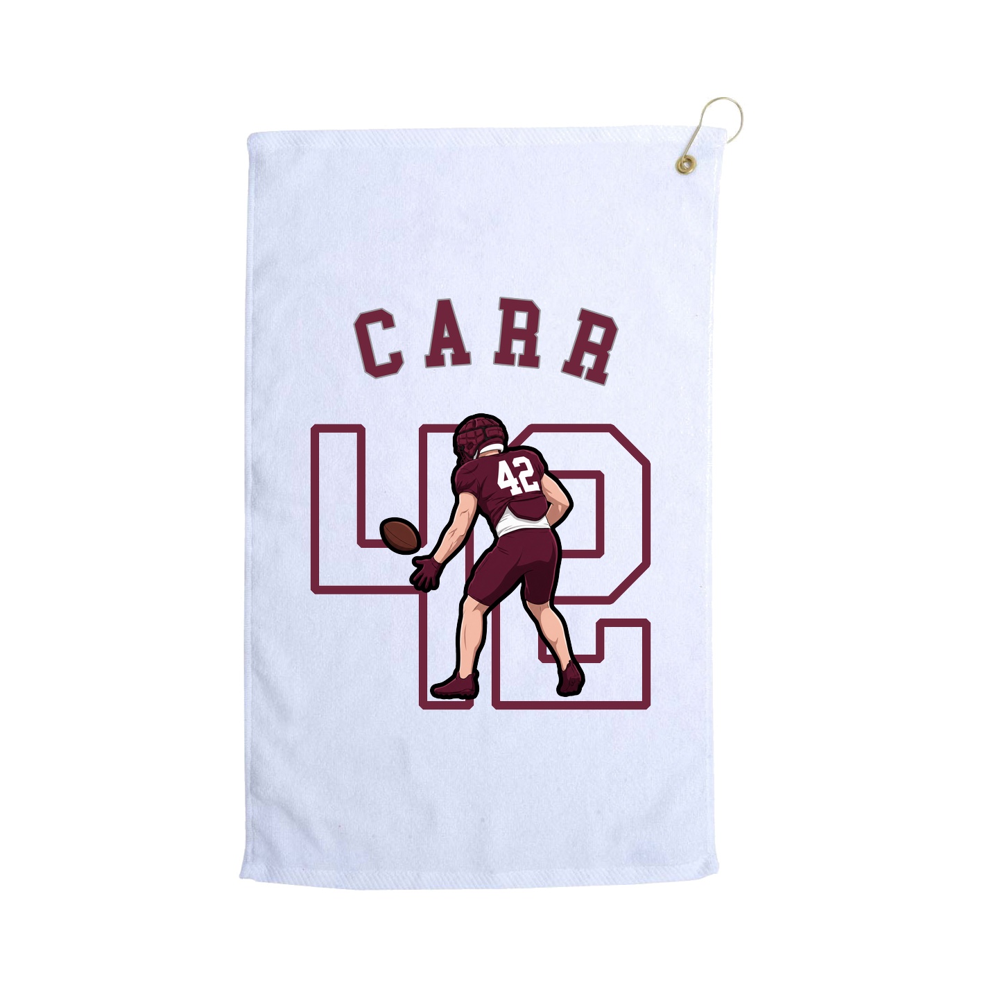 Golf Towel — Shirsey Arch in White
