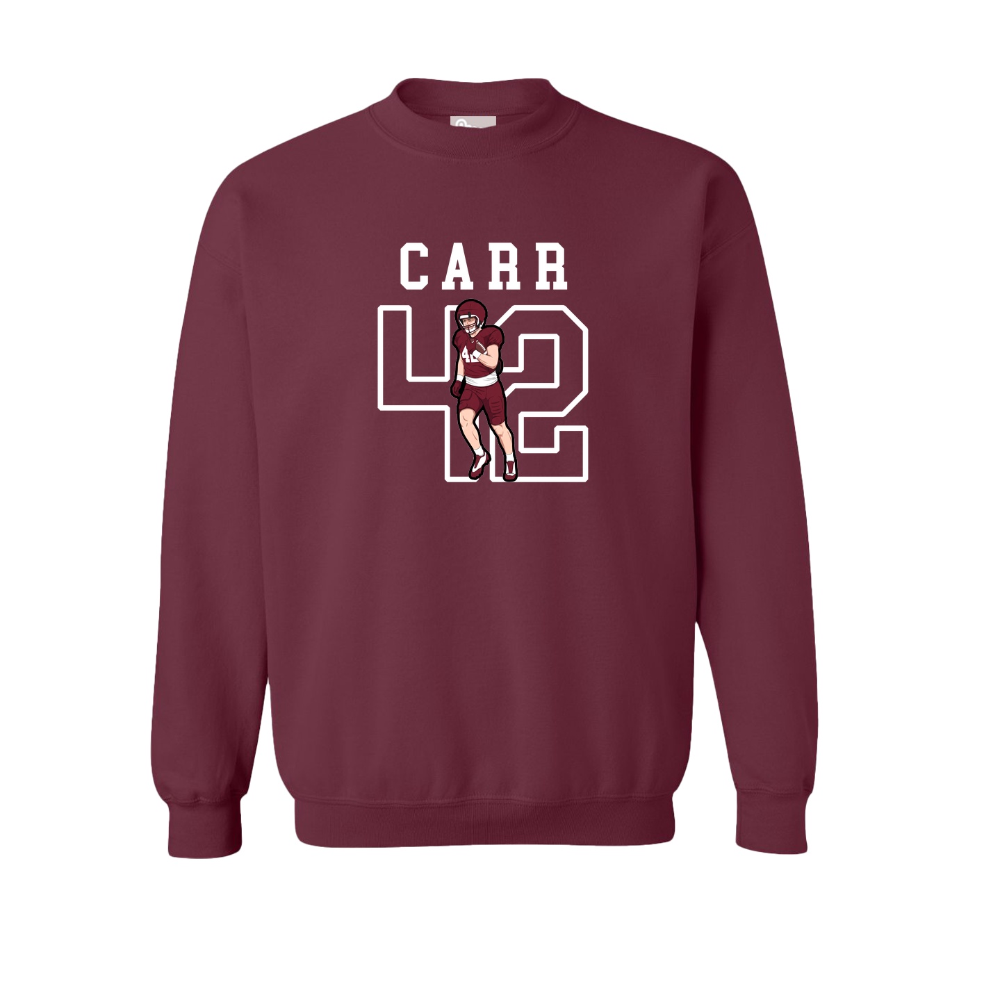 Fleece Crew — Shirsey in Maroon