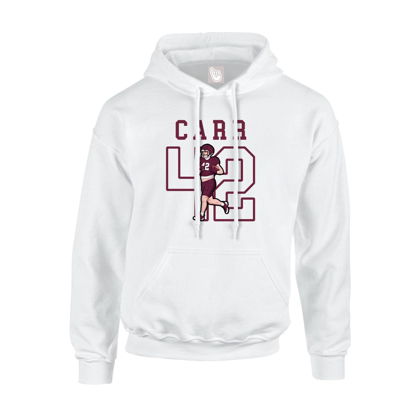 Hoodie — Shirsey in White