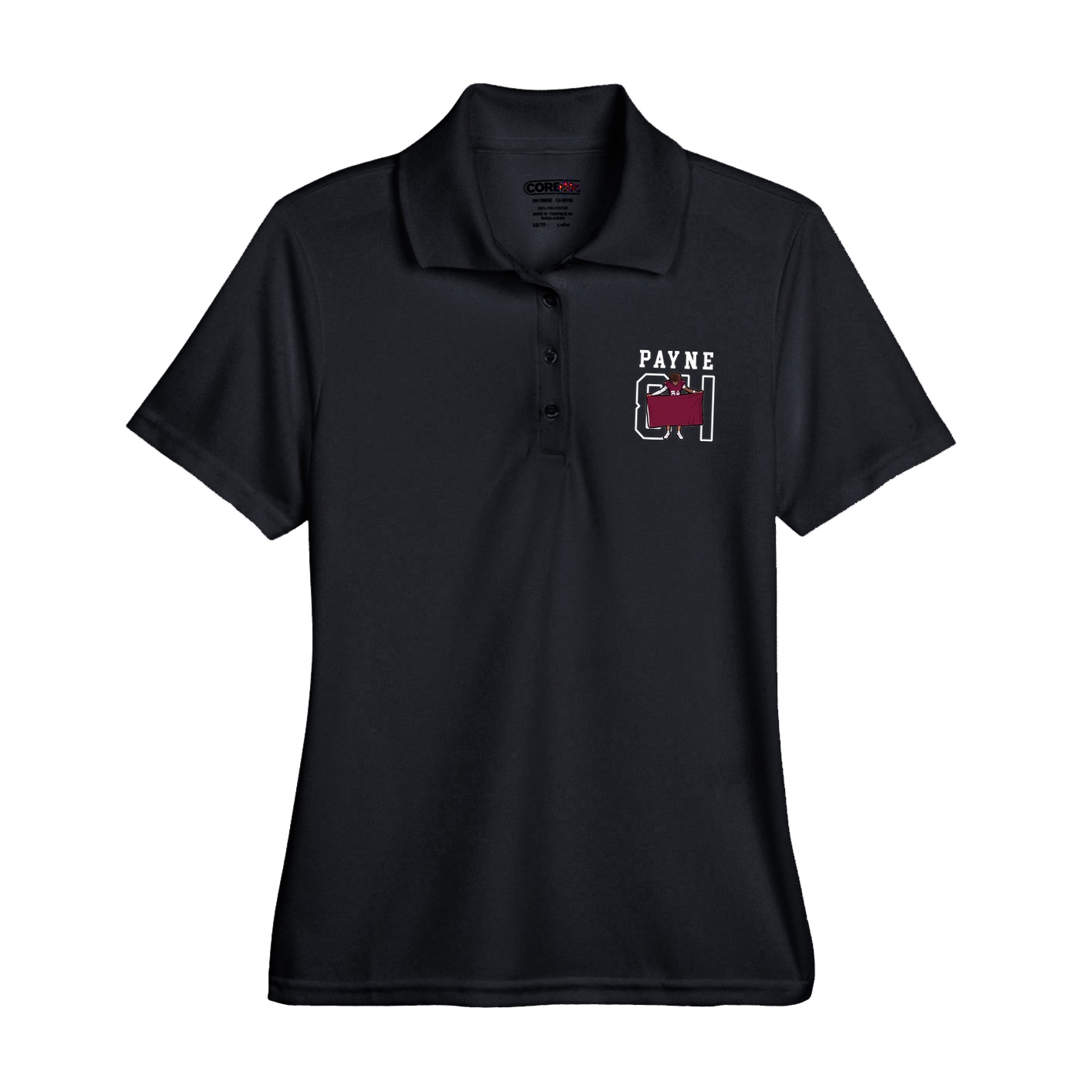 Womens Performance Polo — Shirsey in Black