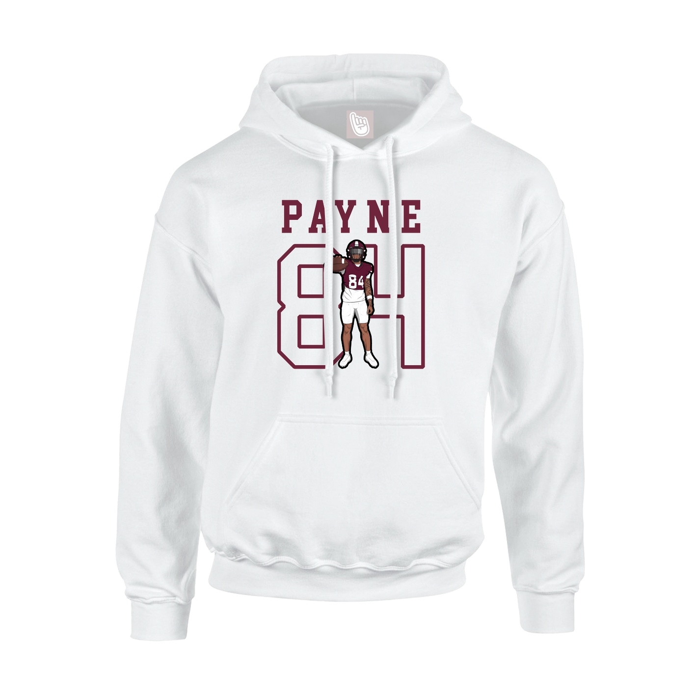 Hoodie — Shirsey in White