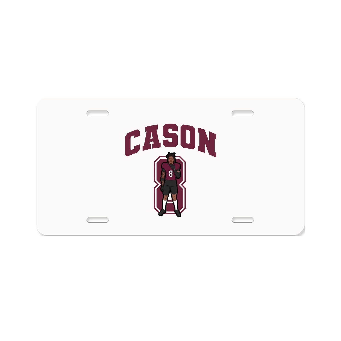 License Plate — Number in Classic