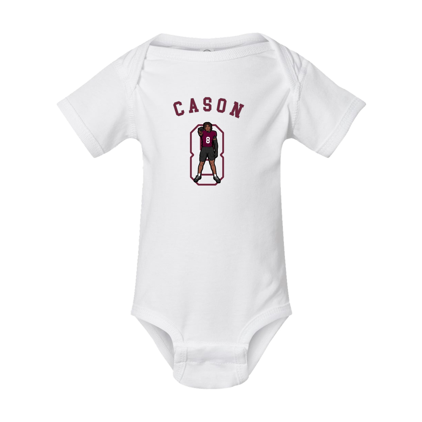 Baby Onesie — Shirsey Arch in White
