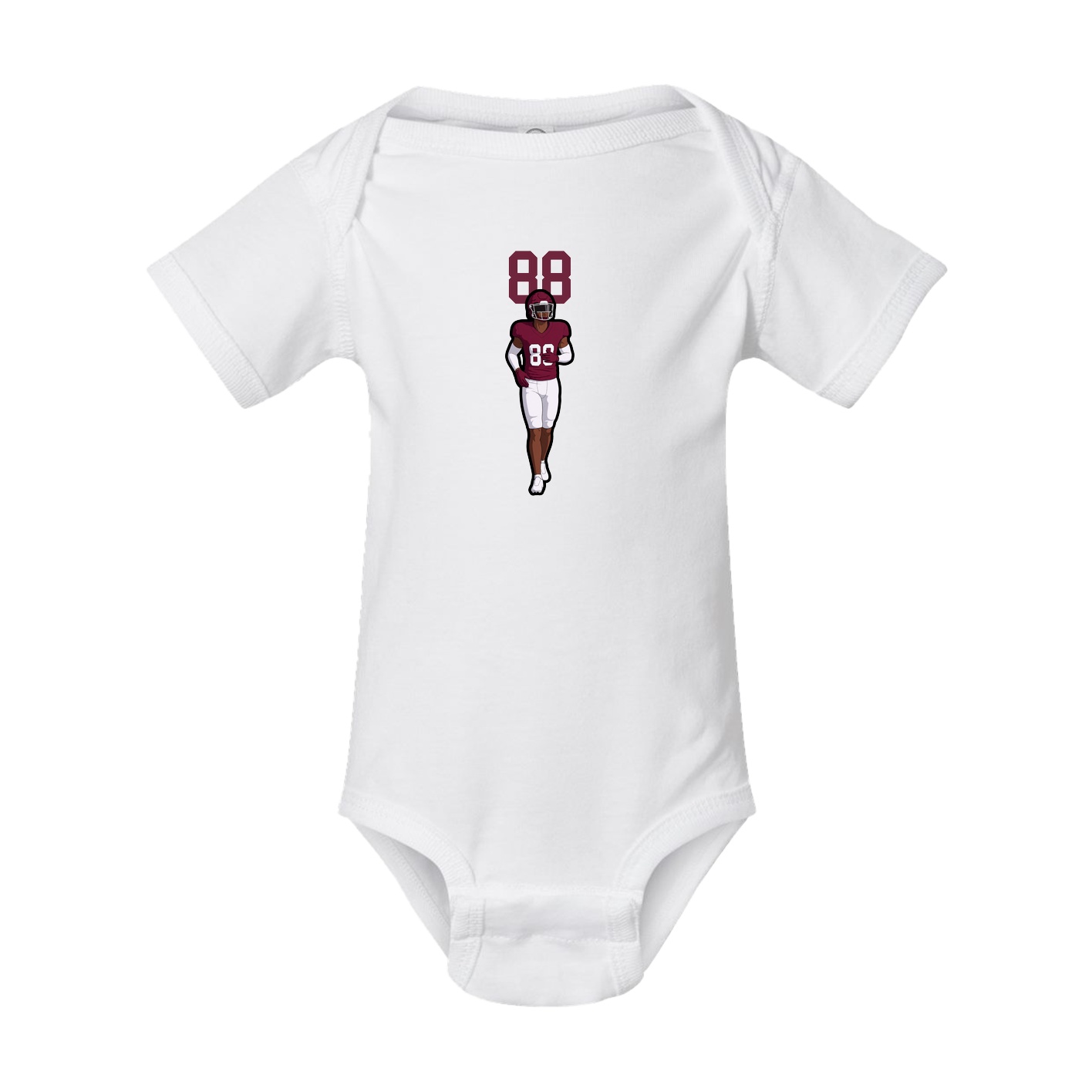 Baby Onesie — Number Top in White