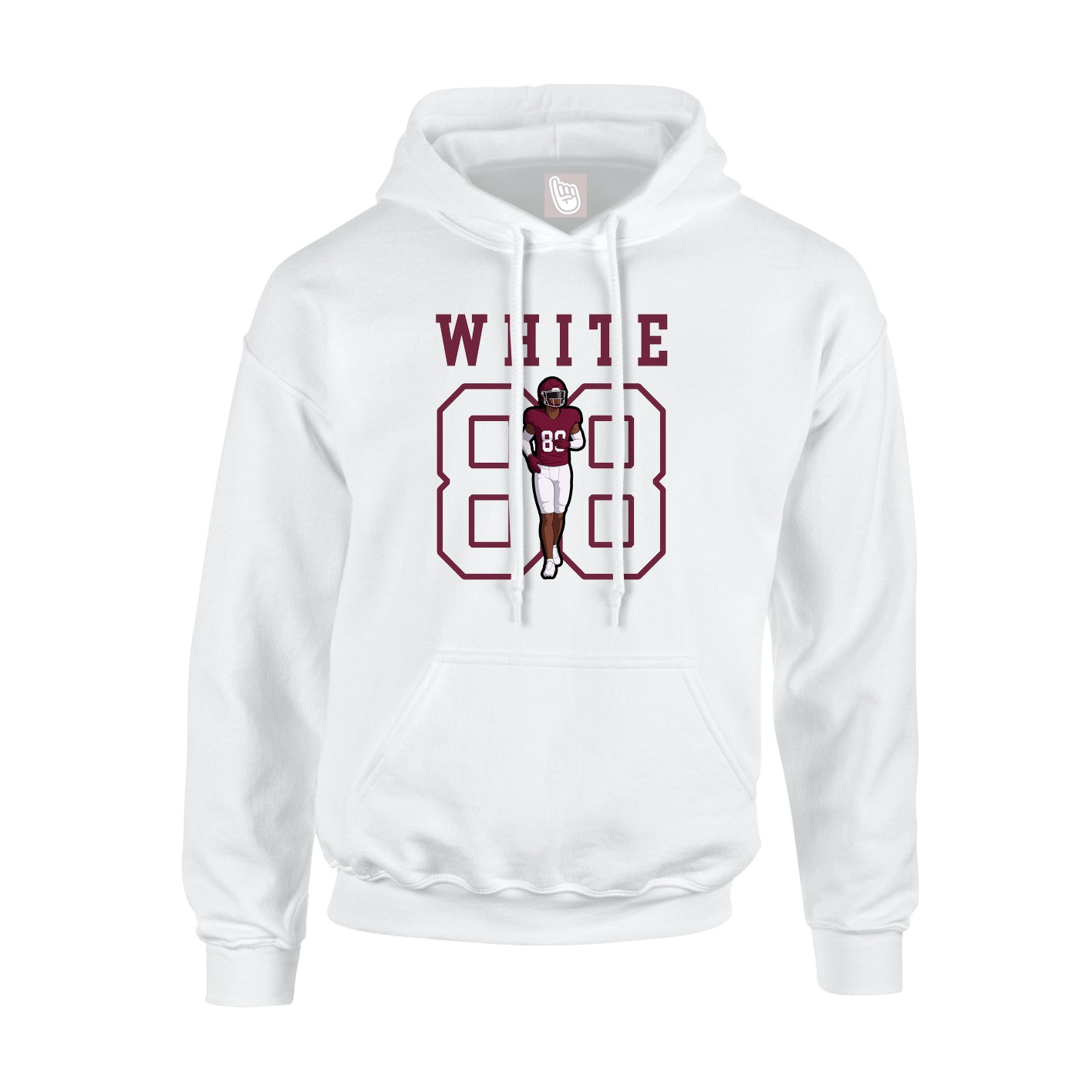 Youth Hoodie — Shirsey in White