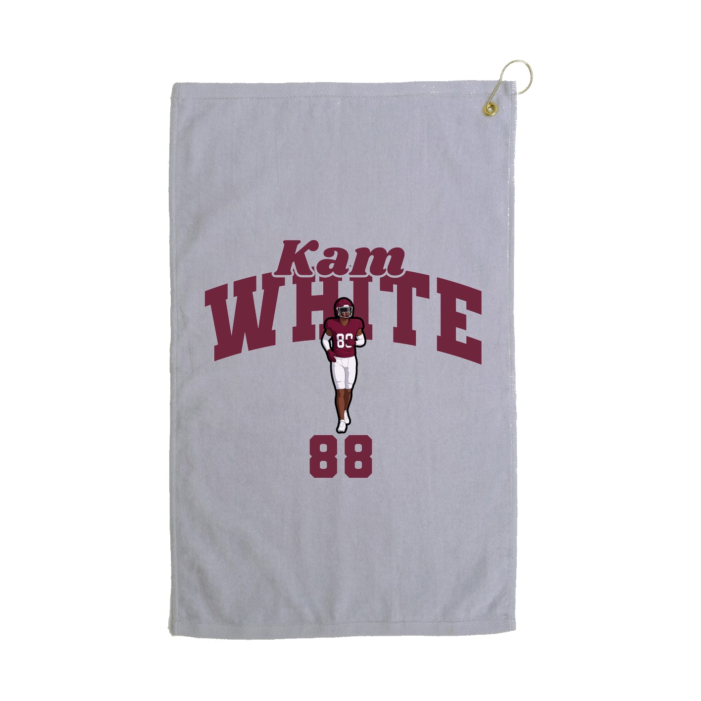 Golf Towel — Signature Arch in Grey