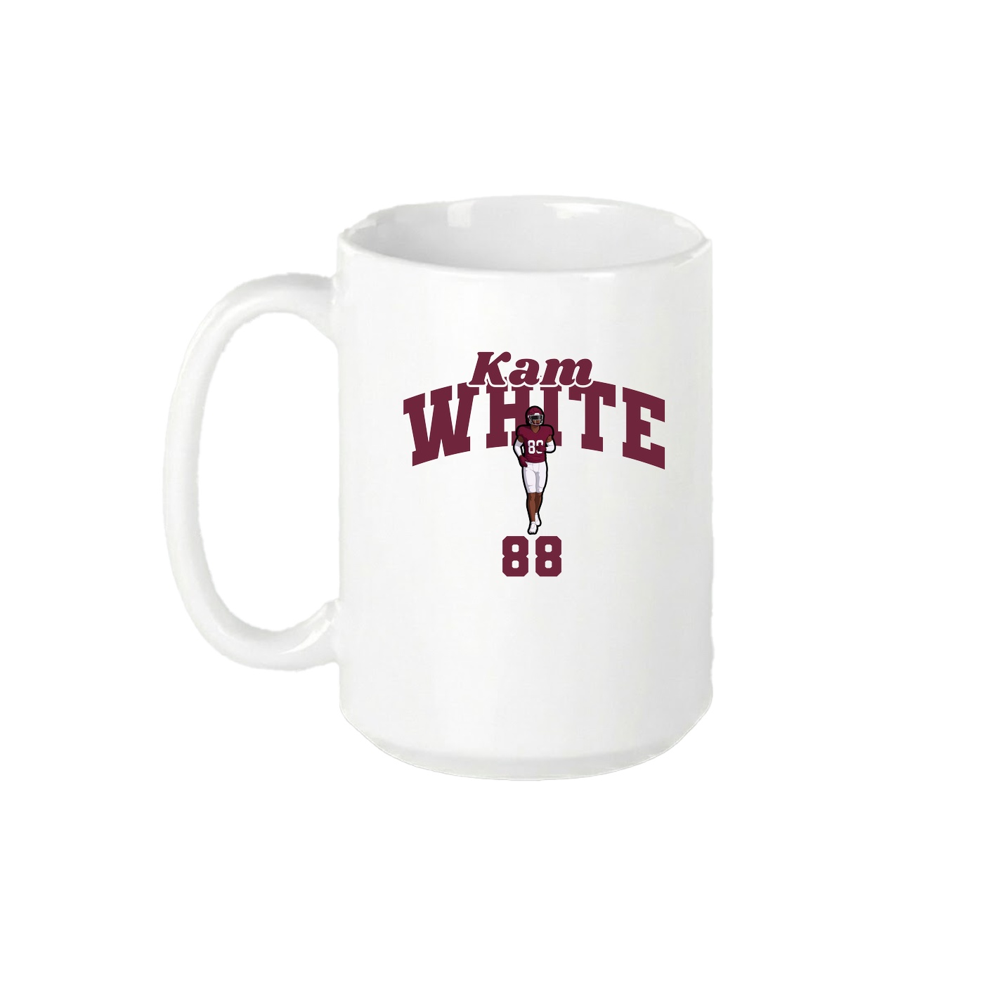 15oz Coffee Mug — Signature Arch in White