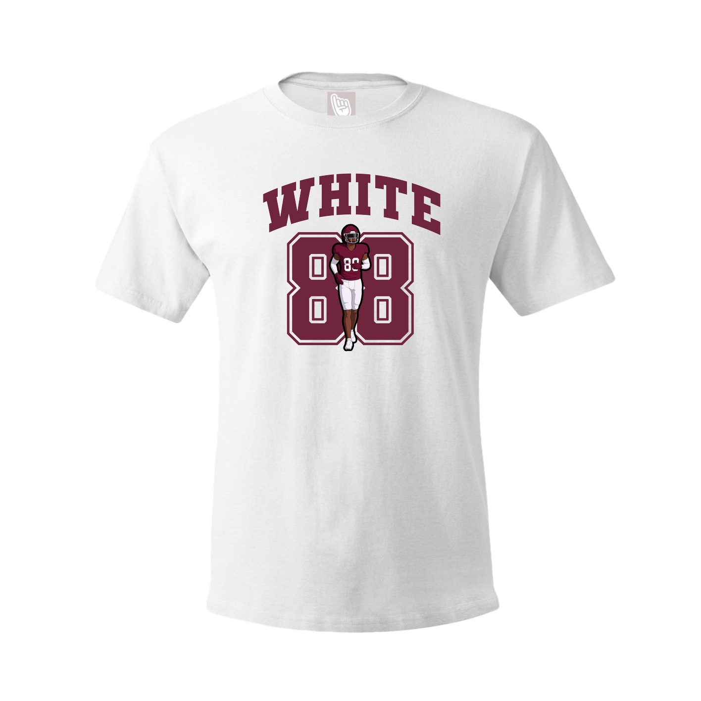 Tee — Number in White