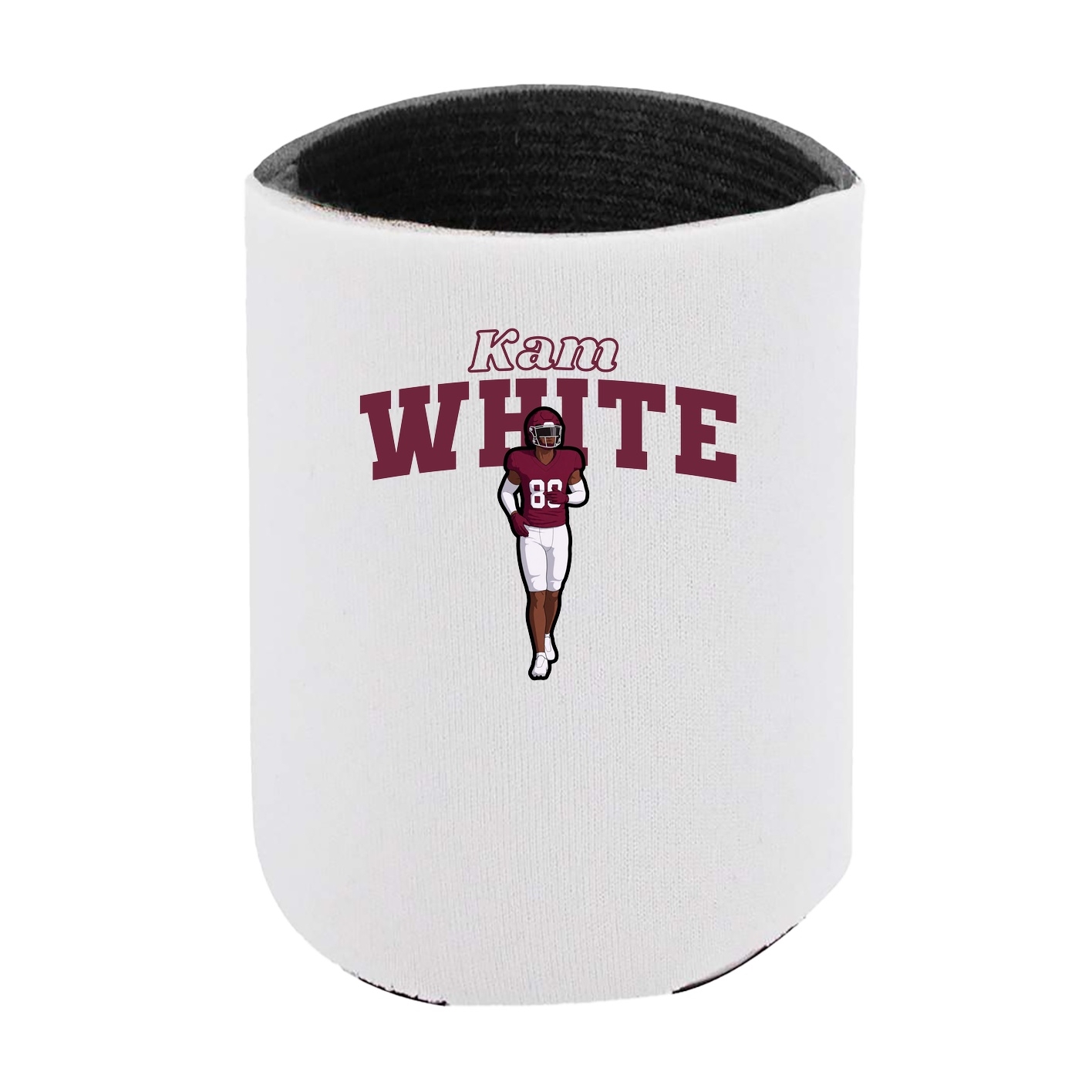 Can Holder — Name Arch in White
