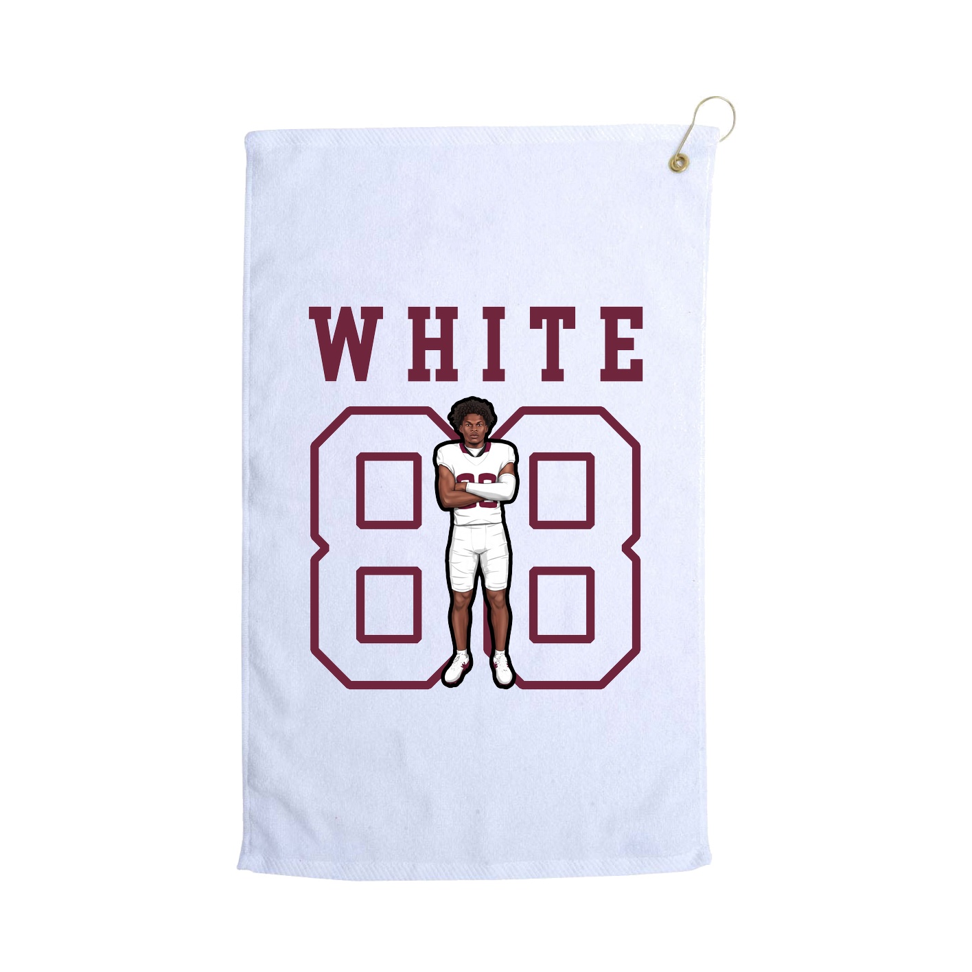 Golf Towel — Shirsey in White