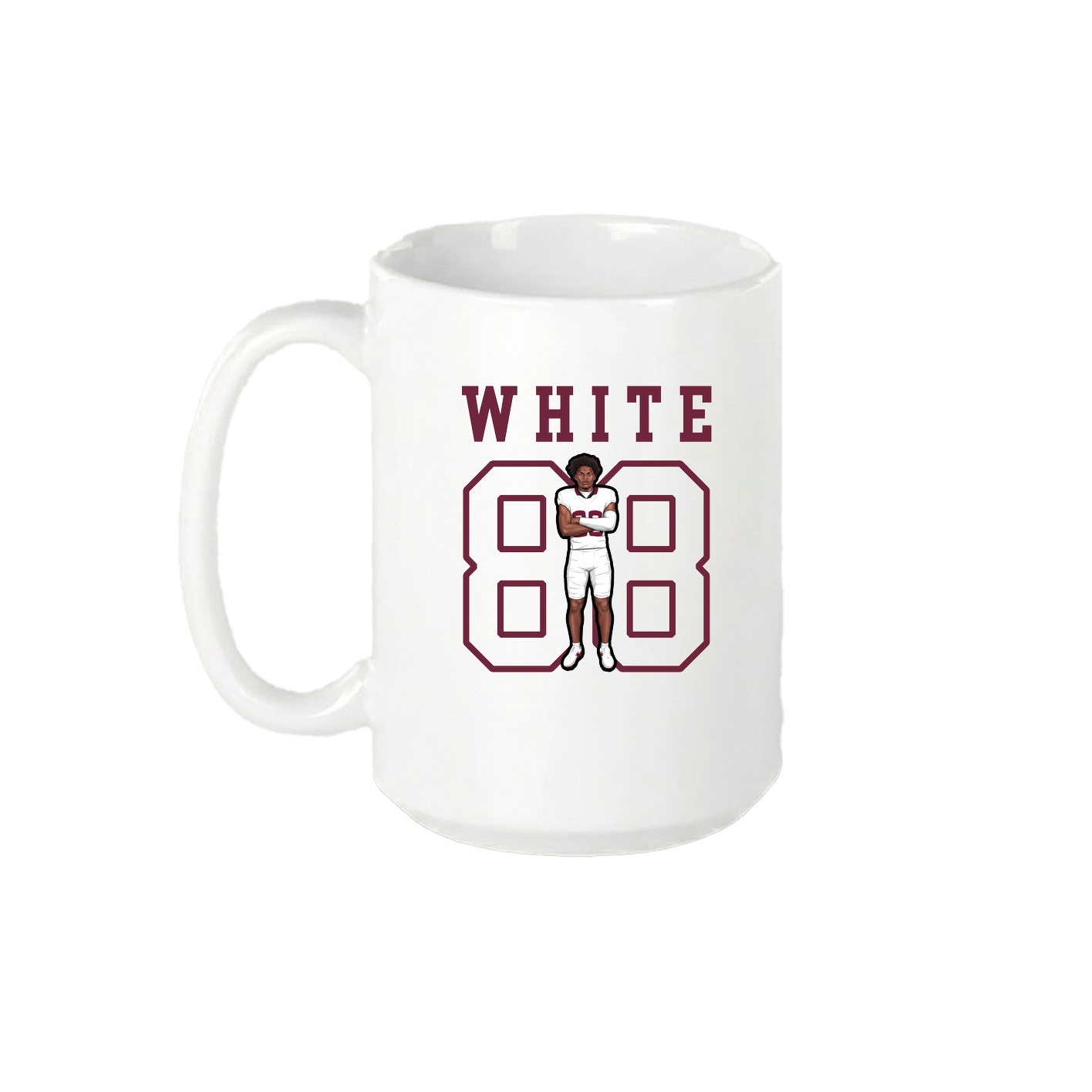 15oz Coffee Mug — Shirsey in White