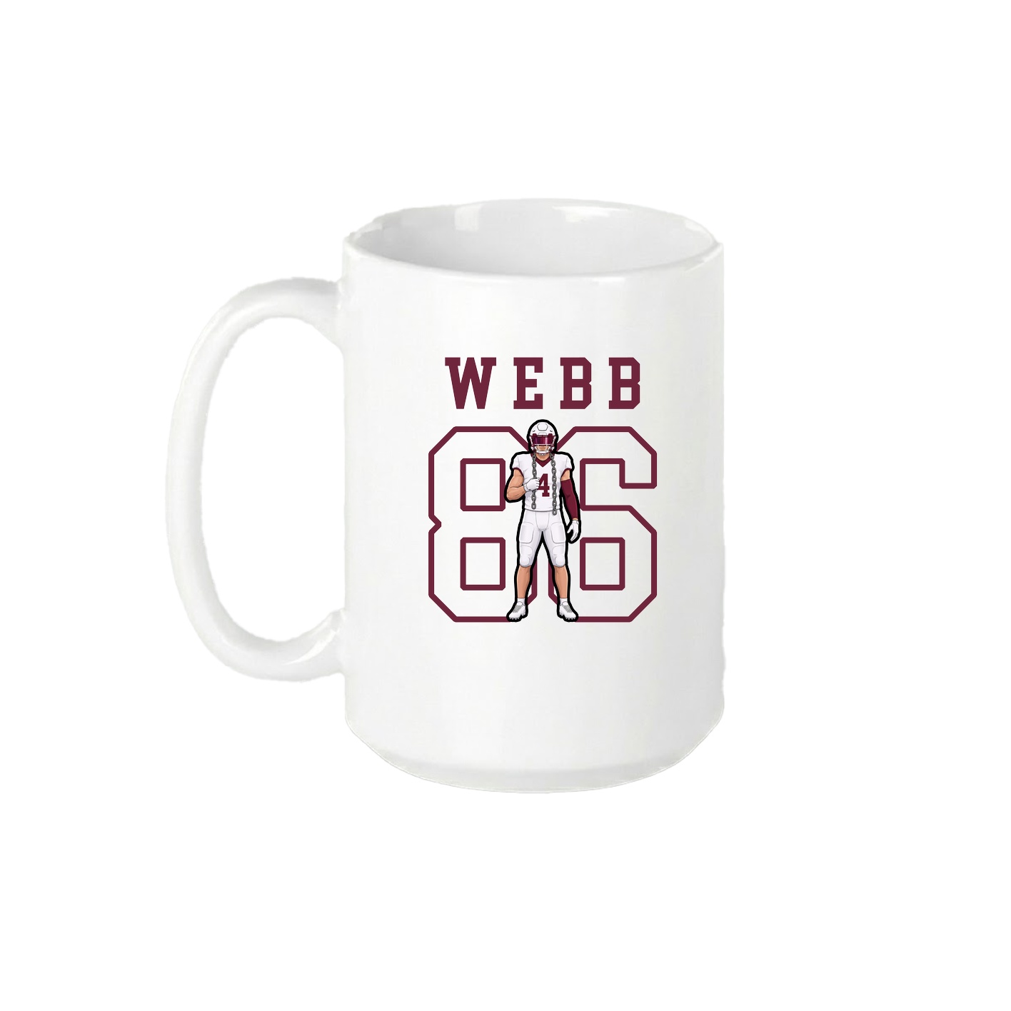 15oz Coffee Mug — Shirsey in White