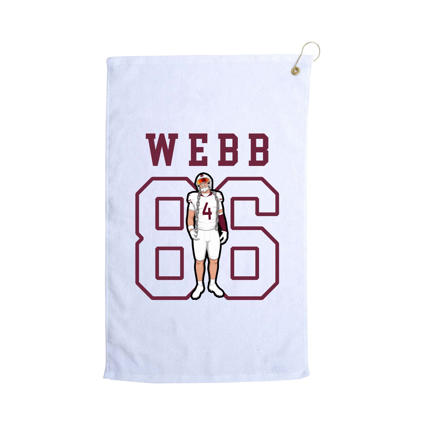 Golf Towel — Shirsey in White