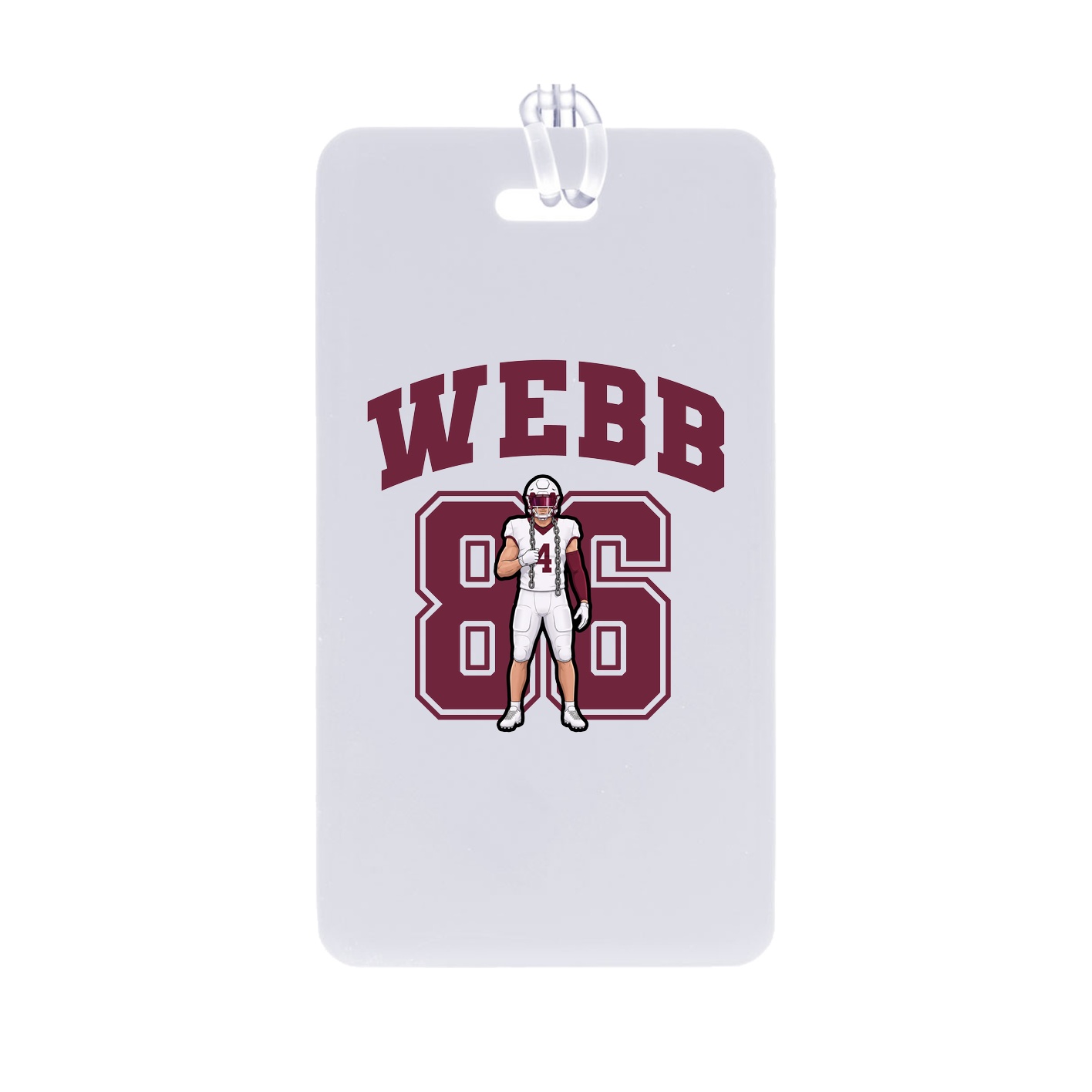 Bag Tag — Number in Classic