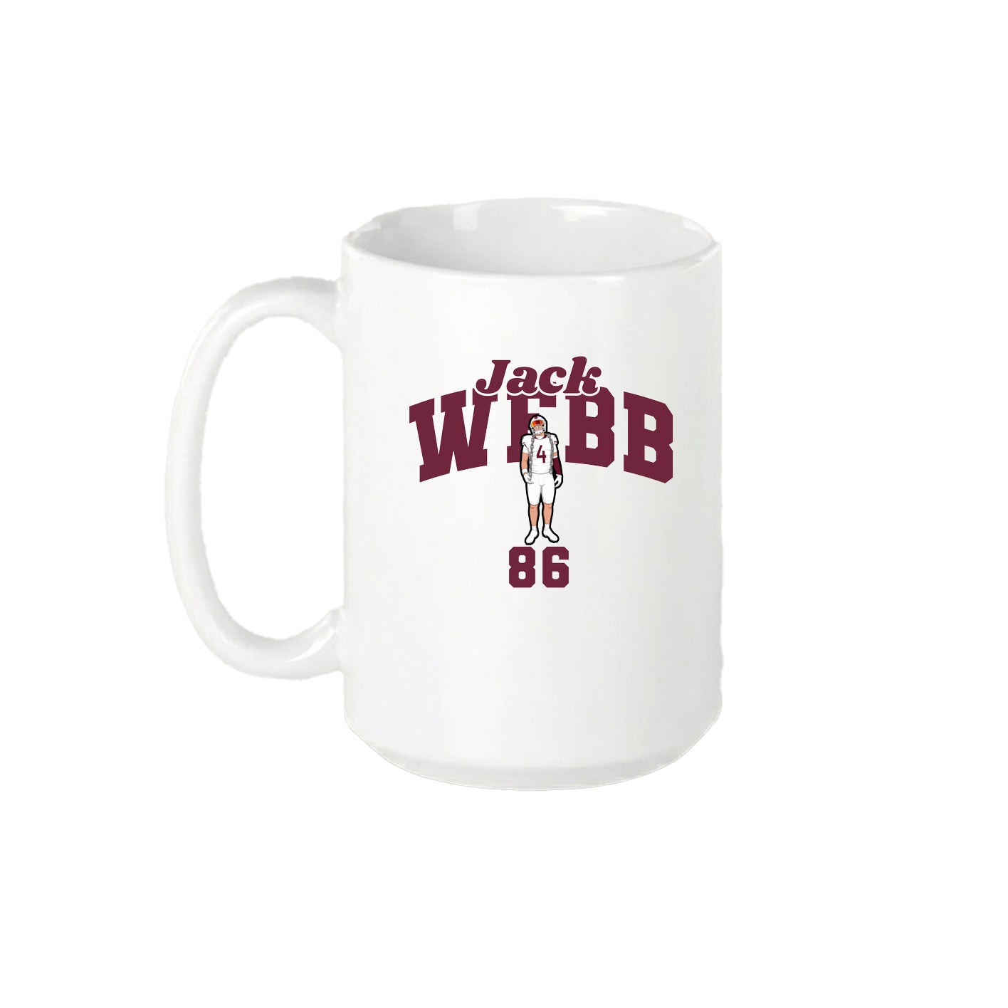 15oz Coffee Mug — Signature Arch in White