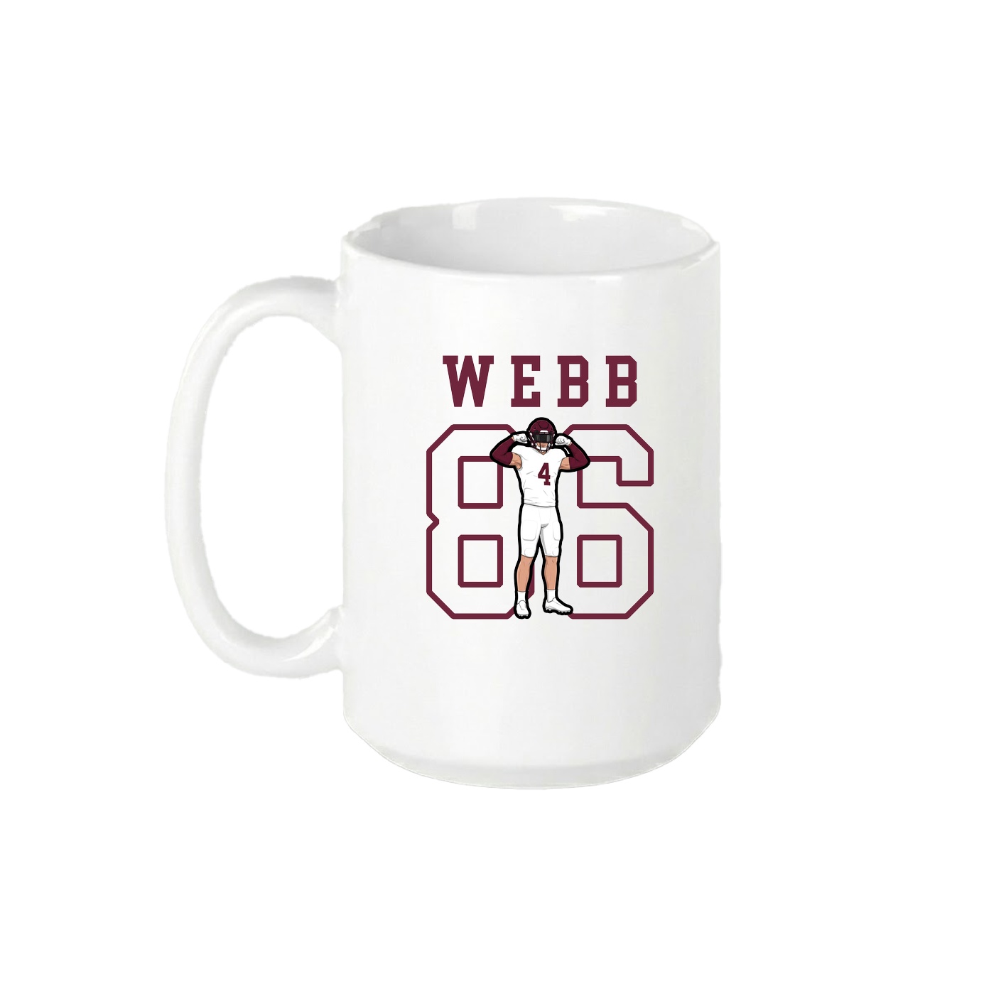 15oz Coffee Mug — Shirsey in White