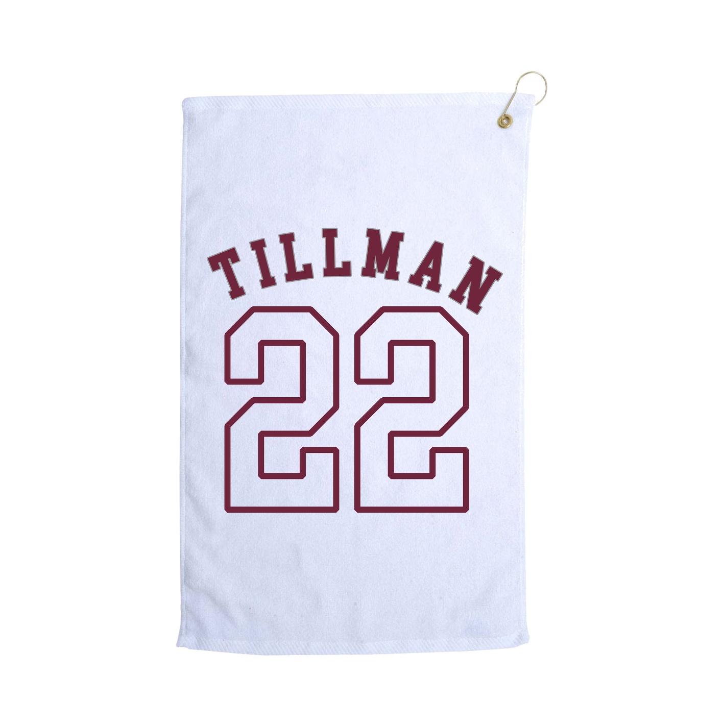 Golf Towel — Shirsey Arch in White