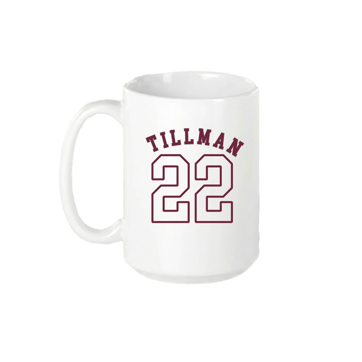 15oz Coffee Mug — Shirsey Arch in White