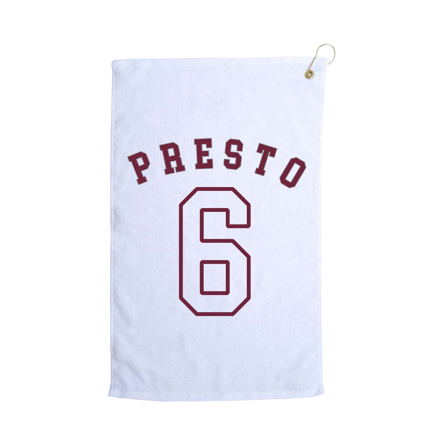 Golf Towel — Shirsey Arch in White