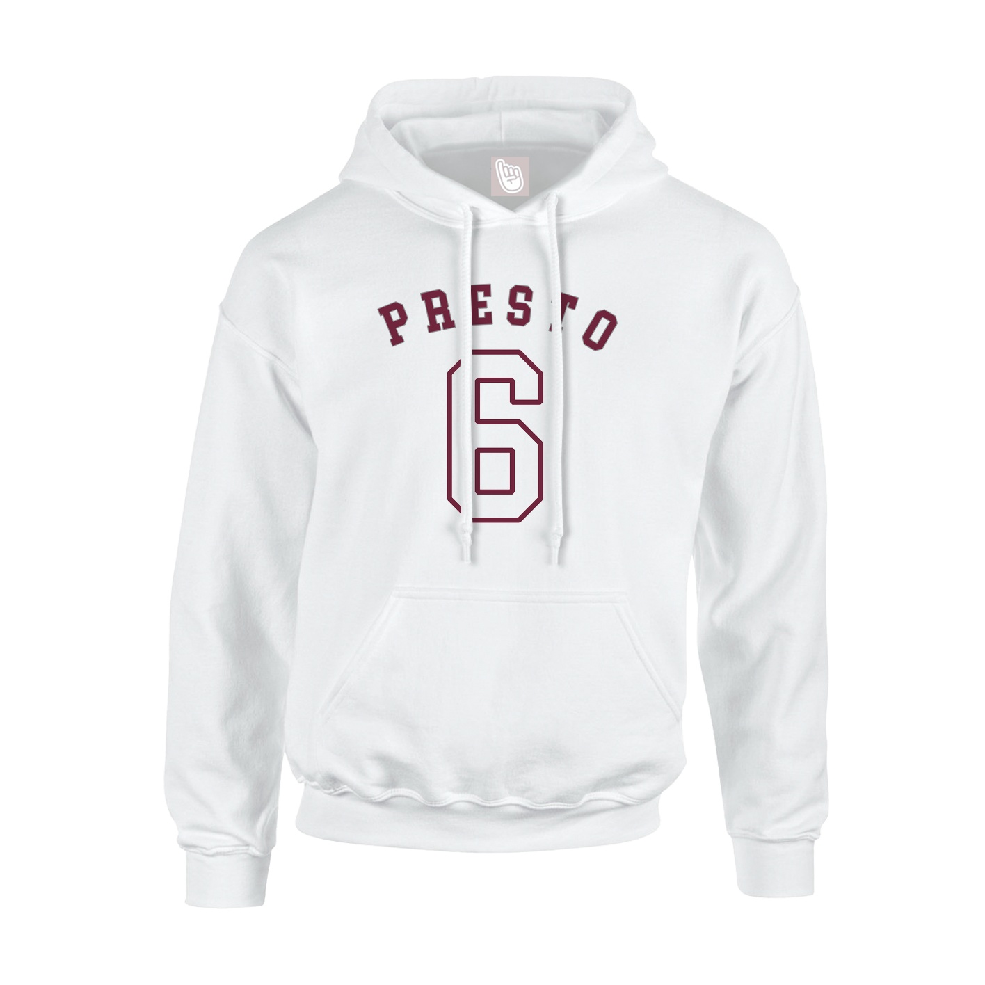 Hoodie — Shirsey Arch in White