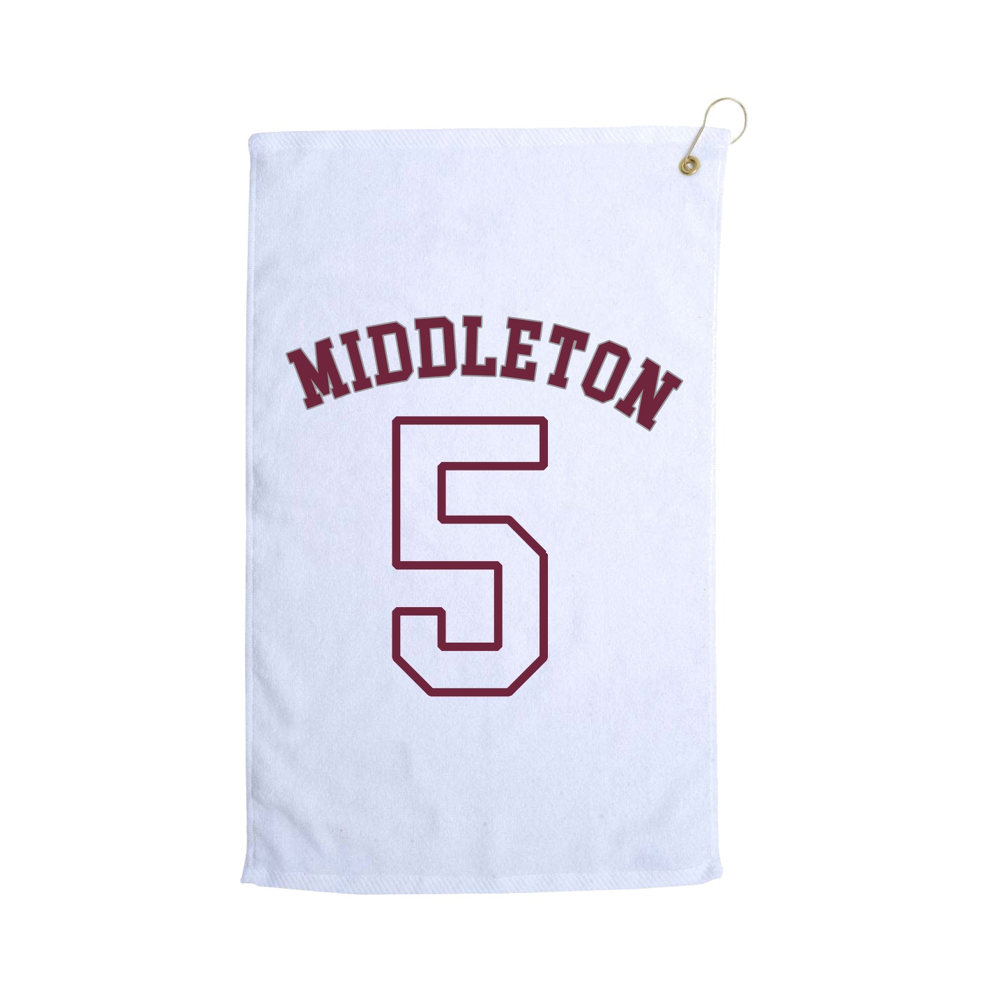 Golf Towel — Shirsey Arch in White