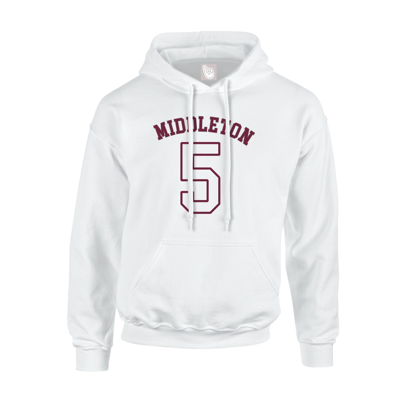 Hoodie — Shirsey Arch in White