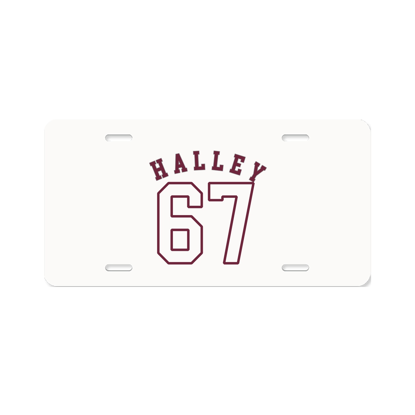 License Plate — Shirsey Arch in Classic