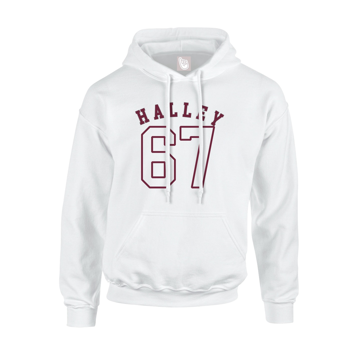 Hoodie — Shirsey Arch in White