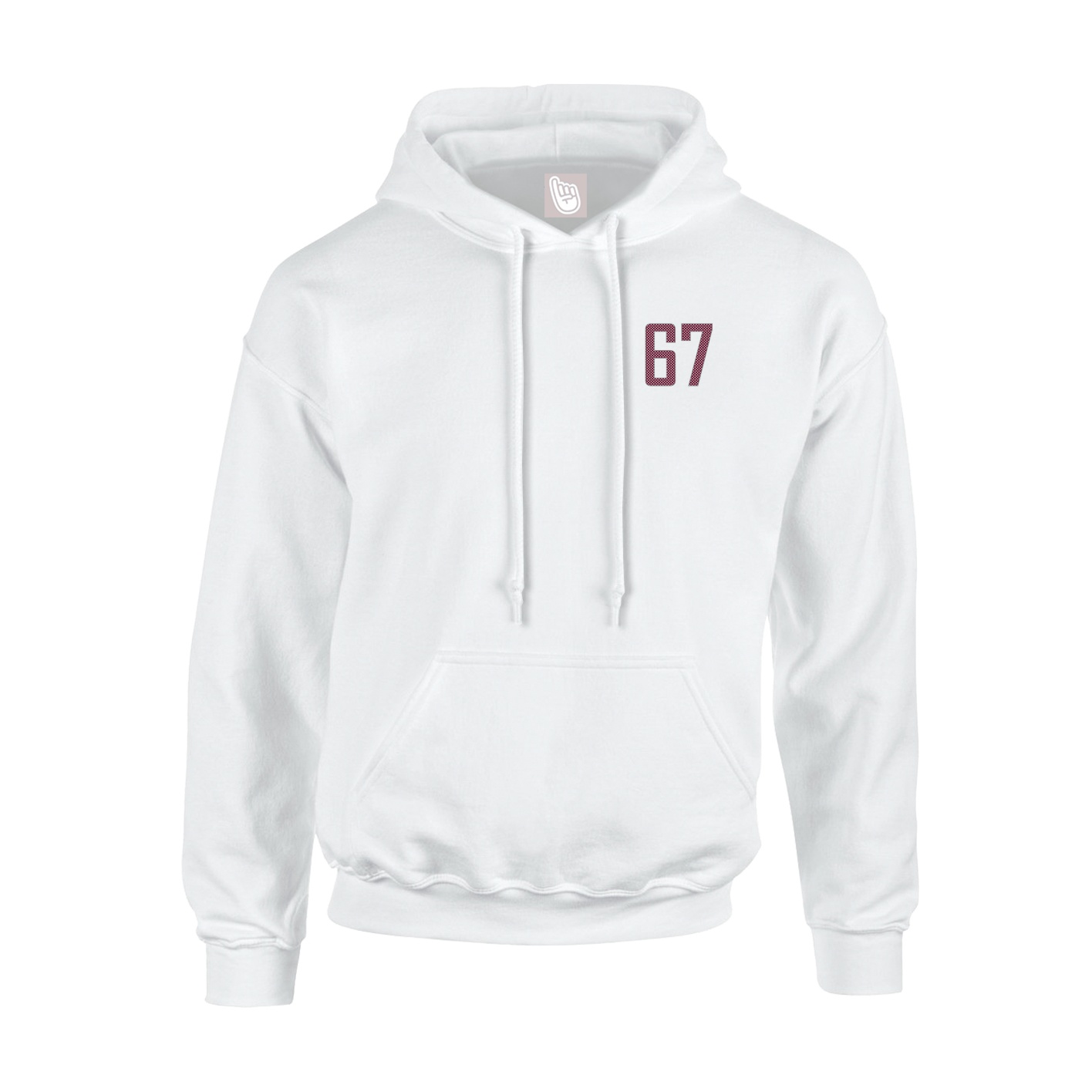 Hoodie — Front Shirsy in White