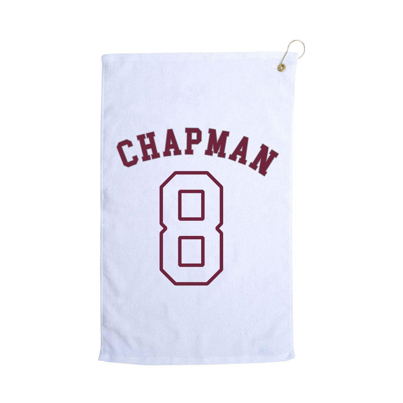 Golf Towel — Shirsey Arch in White
