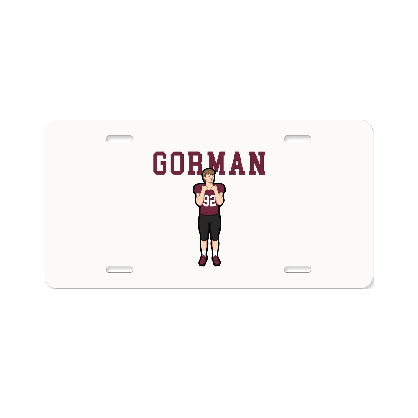 License Plate — Shirsey in Classic