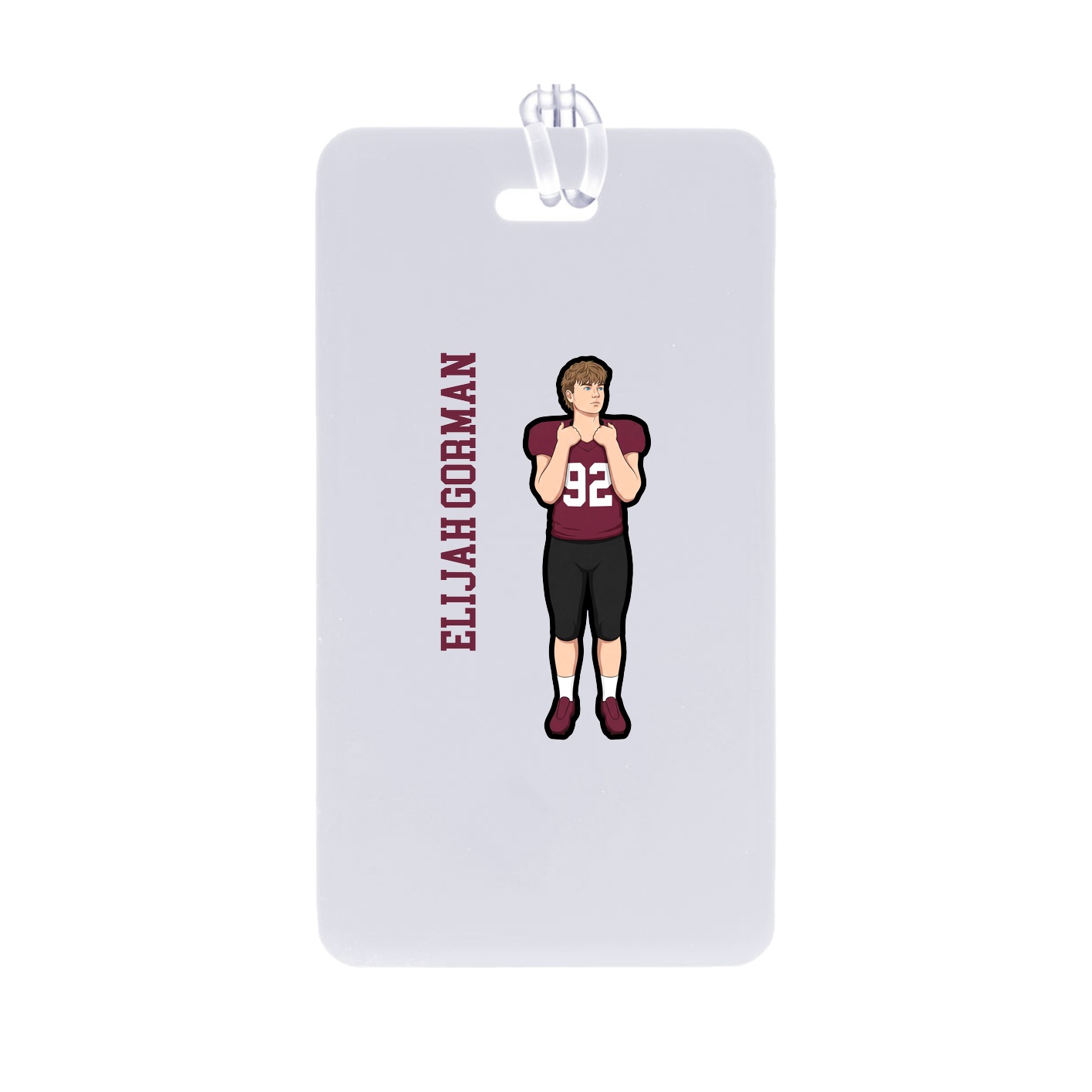 Bag Tag — Name Vertical in Classic