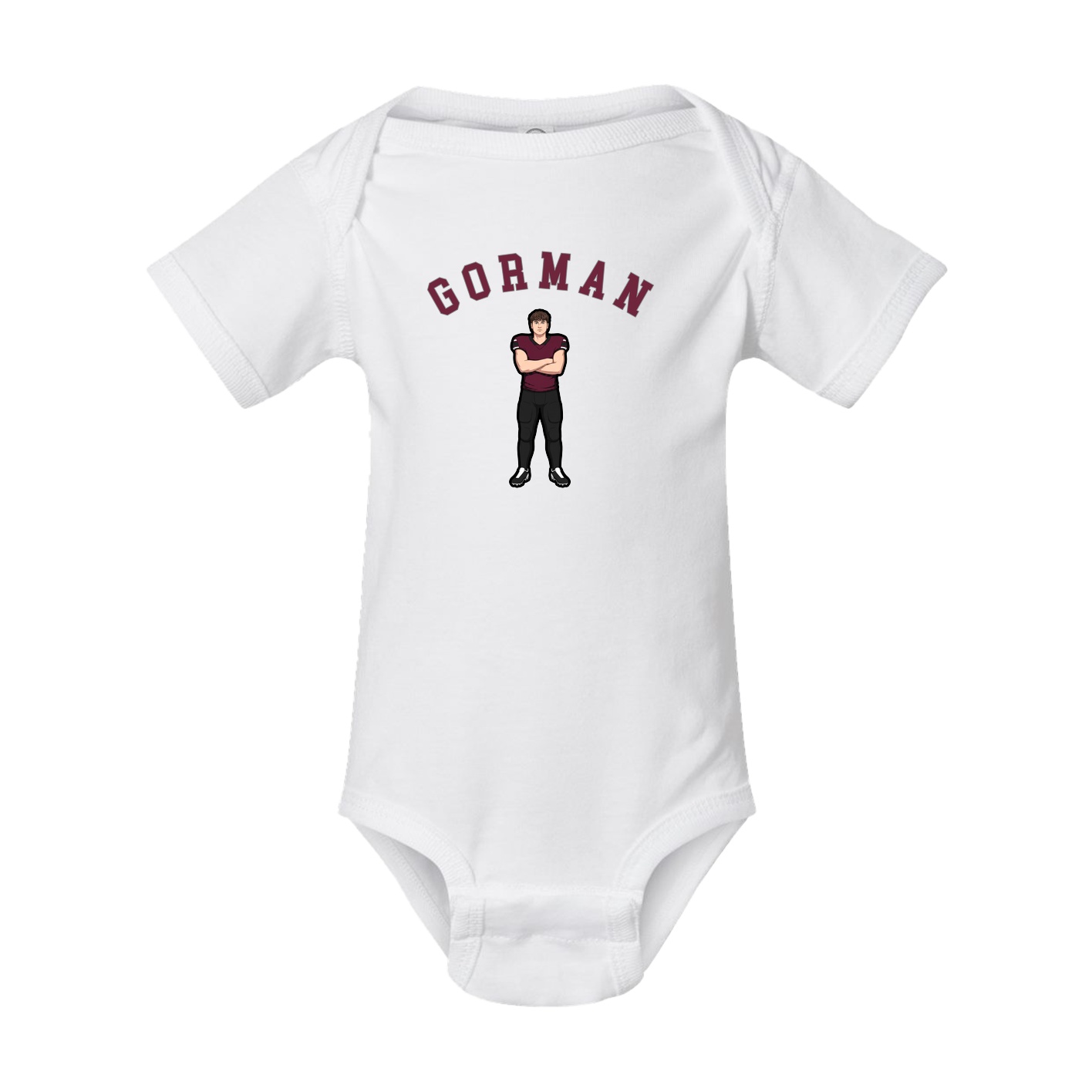 Baby Onesie — Shirsey Arch in White