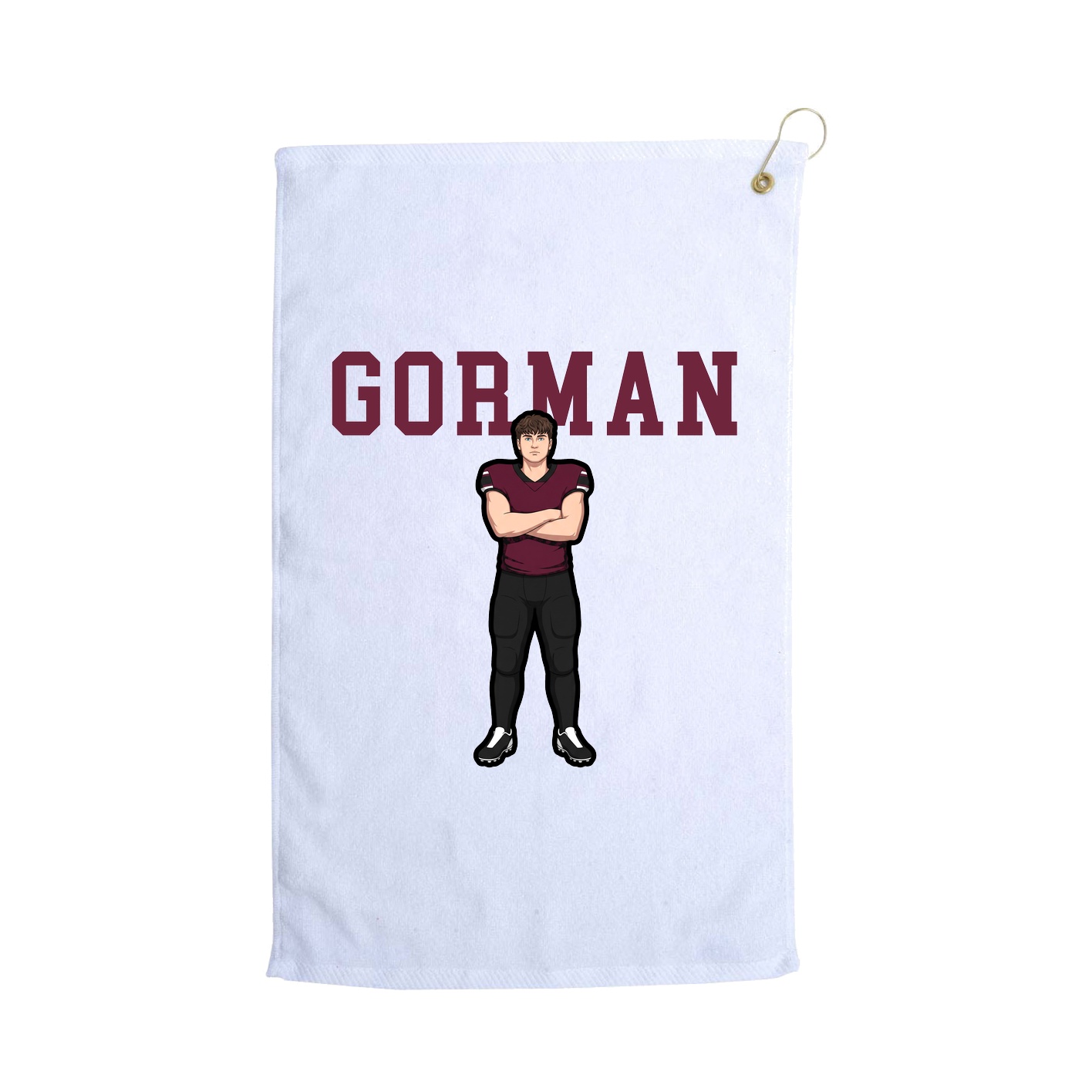 Golf Towel — Shirsey in White