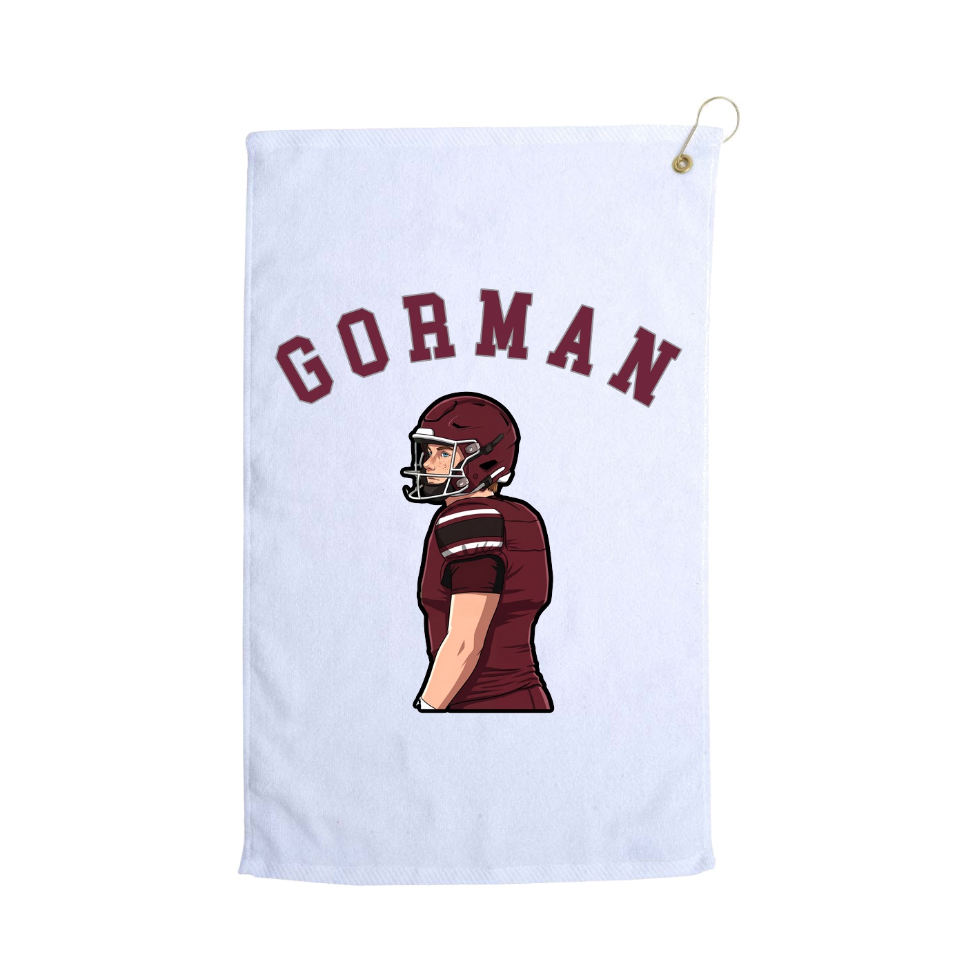 Golf Towel — Shirsey Arch in White