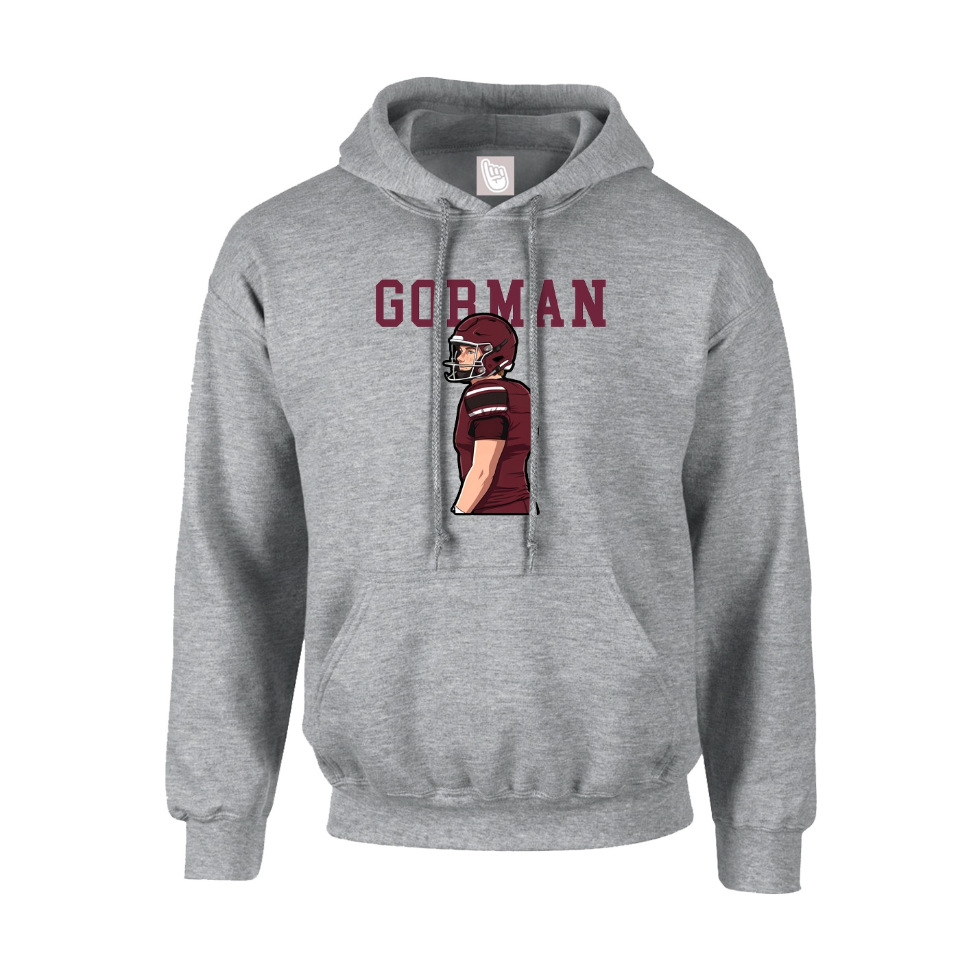 Hoodie — Shirsey in Grey
