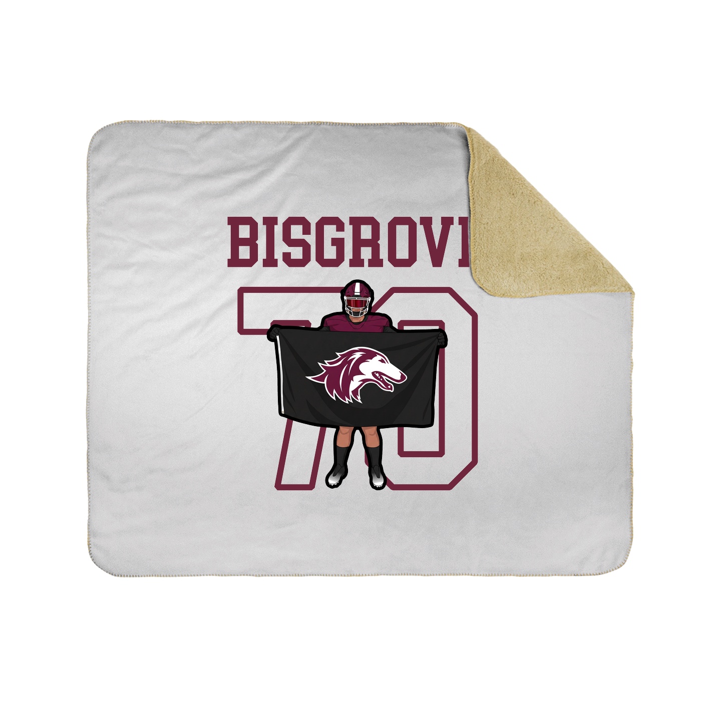 Throw Blanket — Shirsey in White