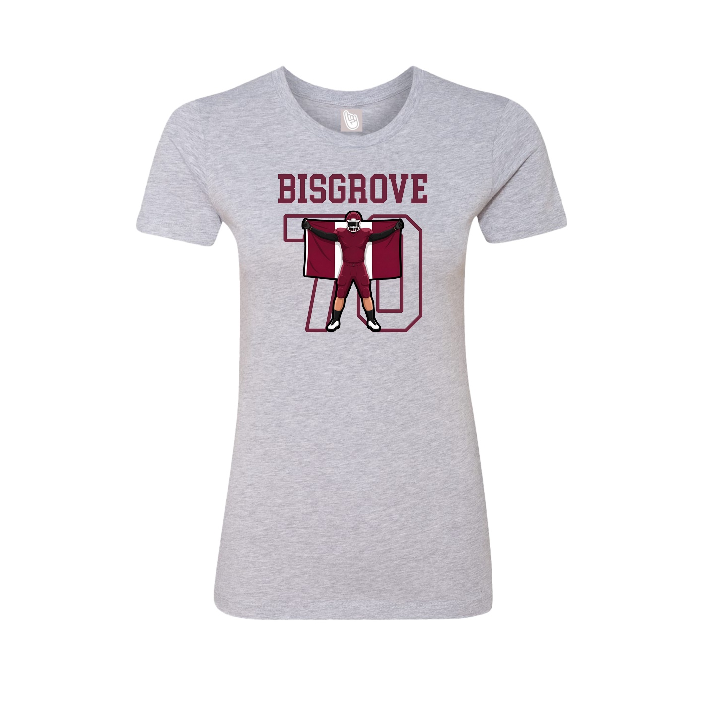 Fitted Women's Tee — Shirsey in Grey